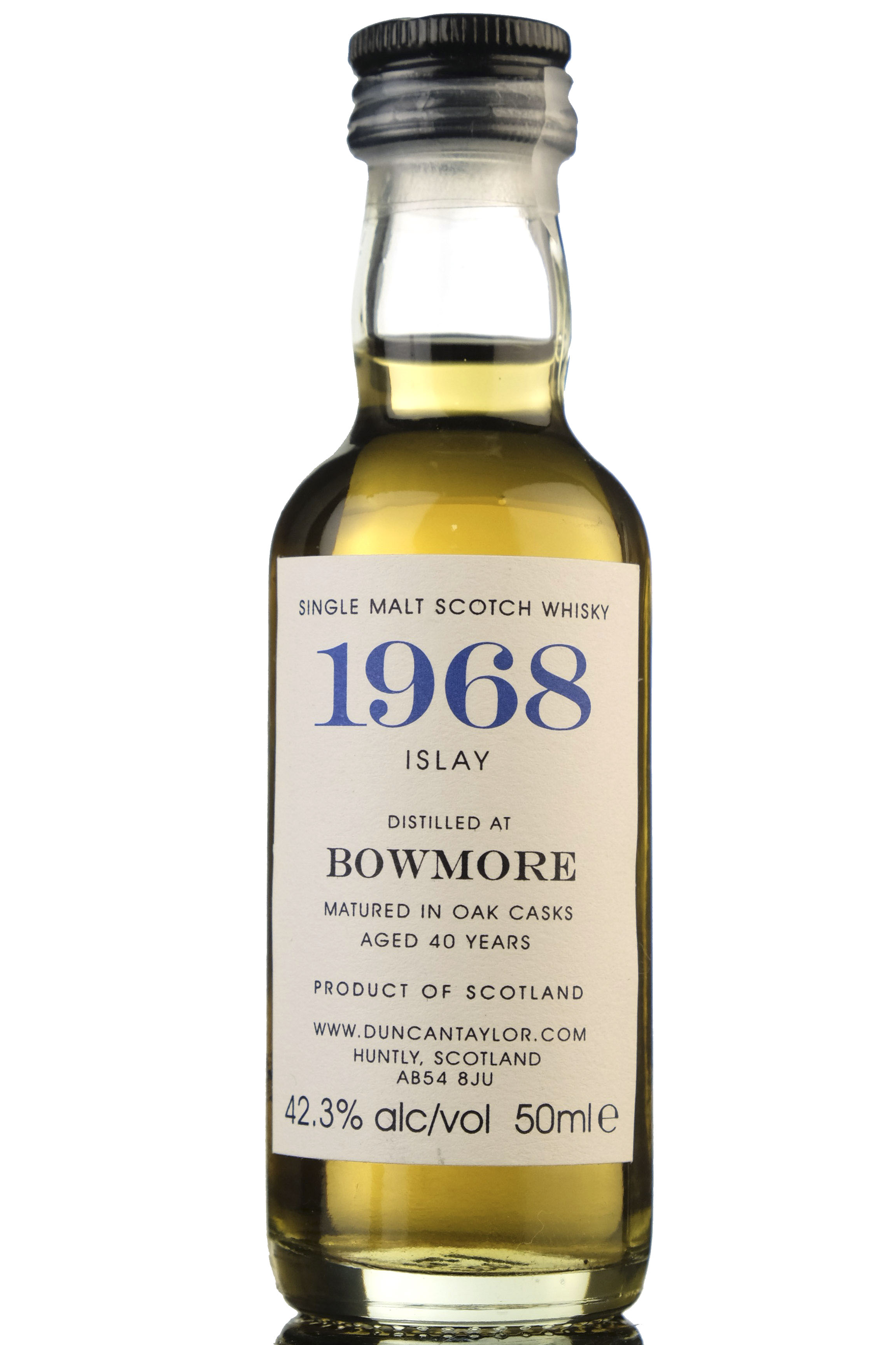 Bowmore 1968 - 40 Year Old - Duncan Taylor Miniature