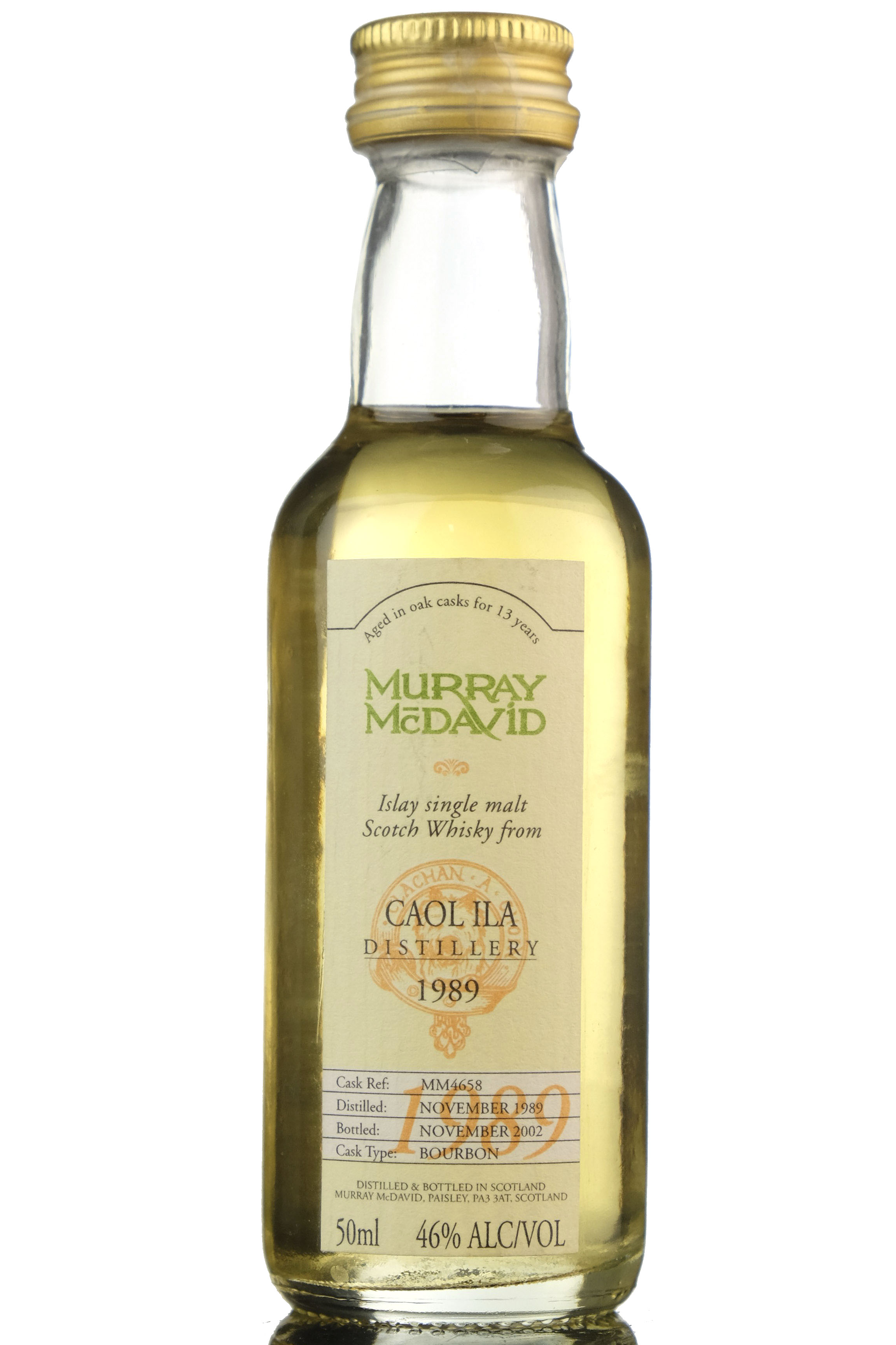 Caol Ila 1989-2002 - 13 Year Old - Murray McDavid Miniature