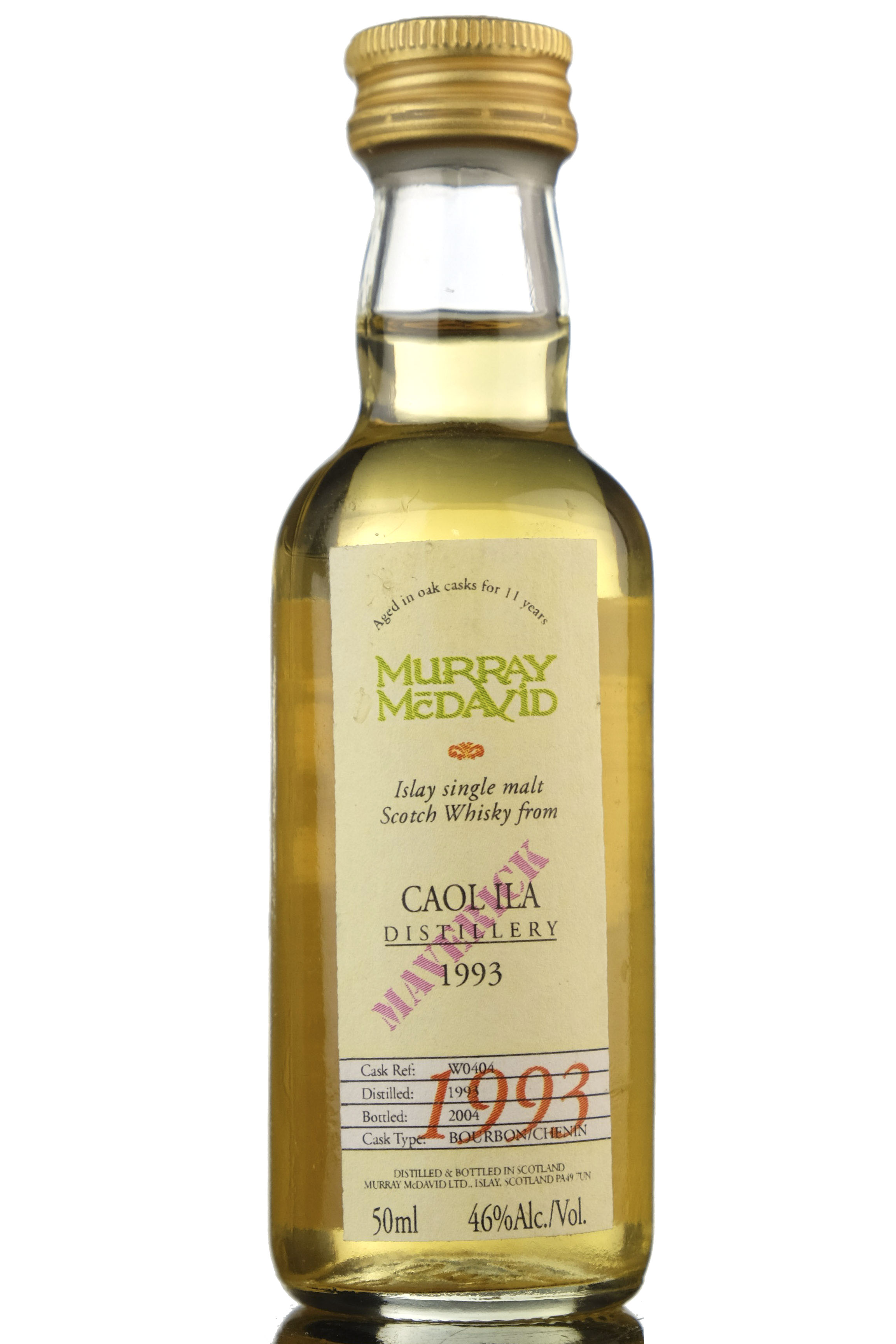 Caol Ila 1993-2004 - 11 Year Old - Murray McDavid Miniature