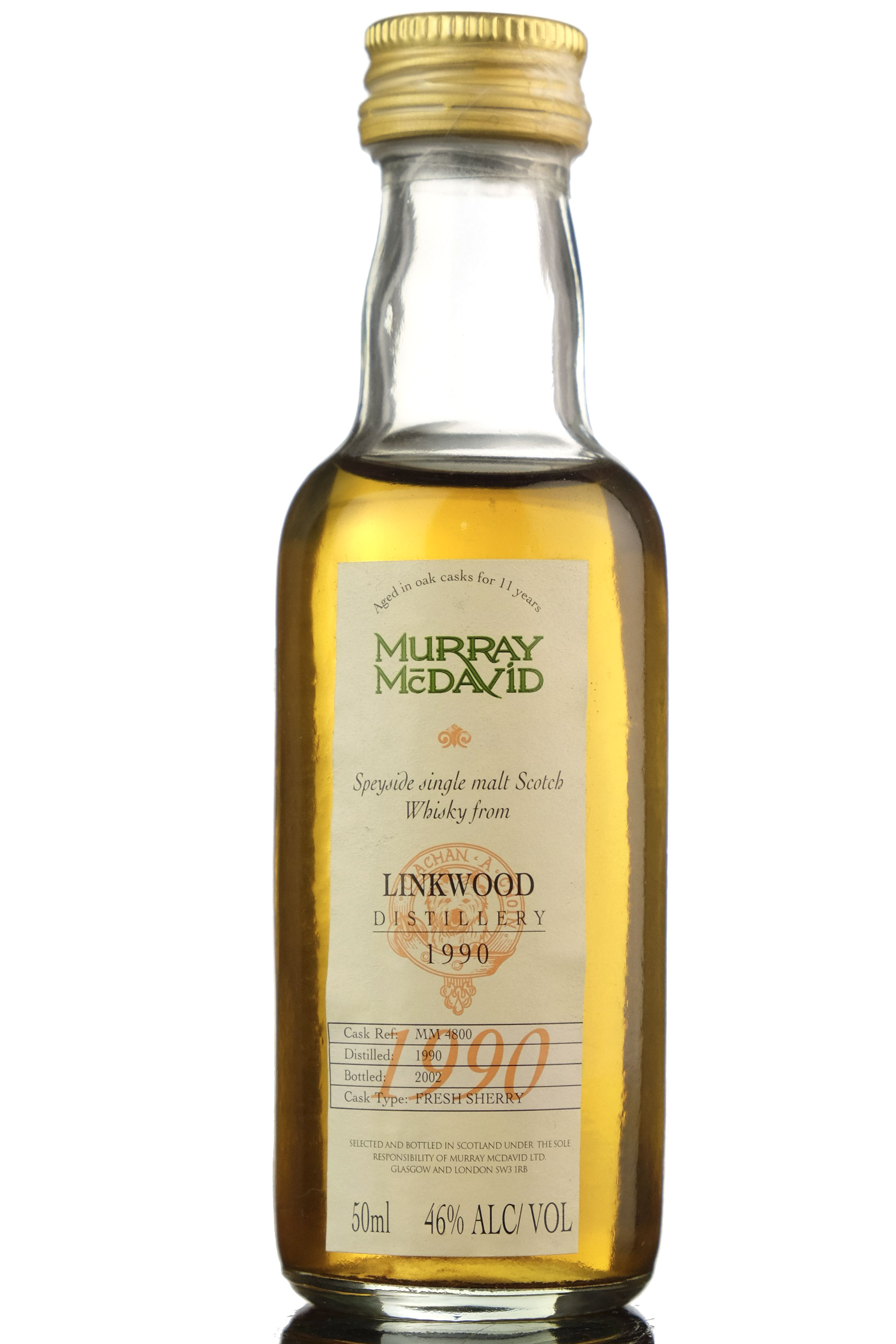 Linkwood 1990-2002 - 11 Year Old - Murray McDavid Miniature