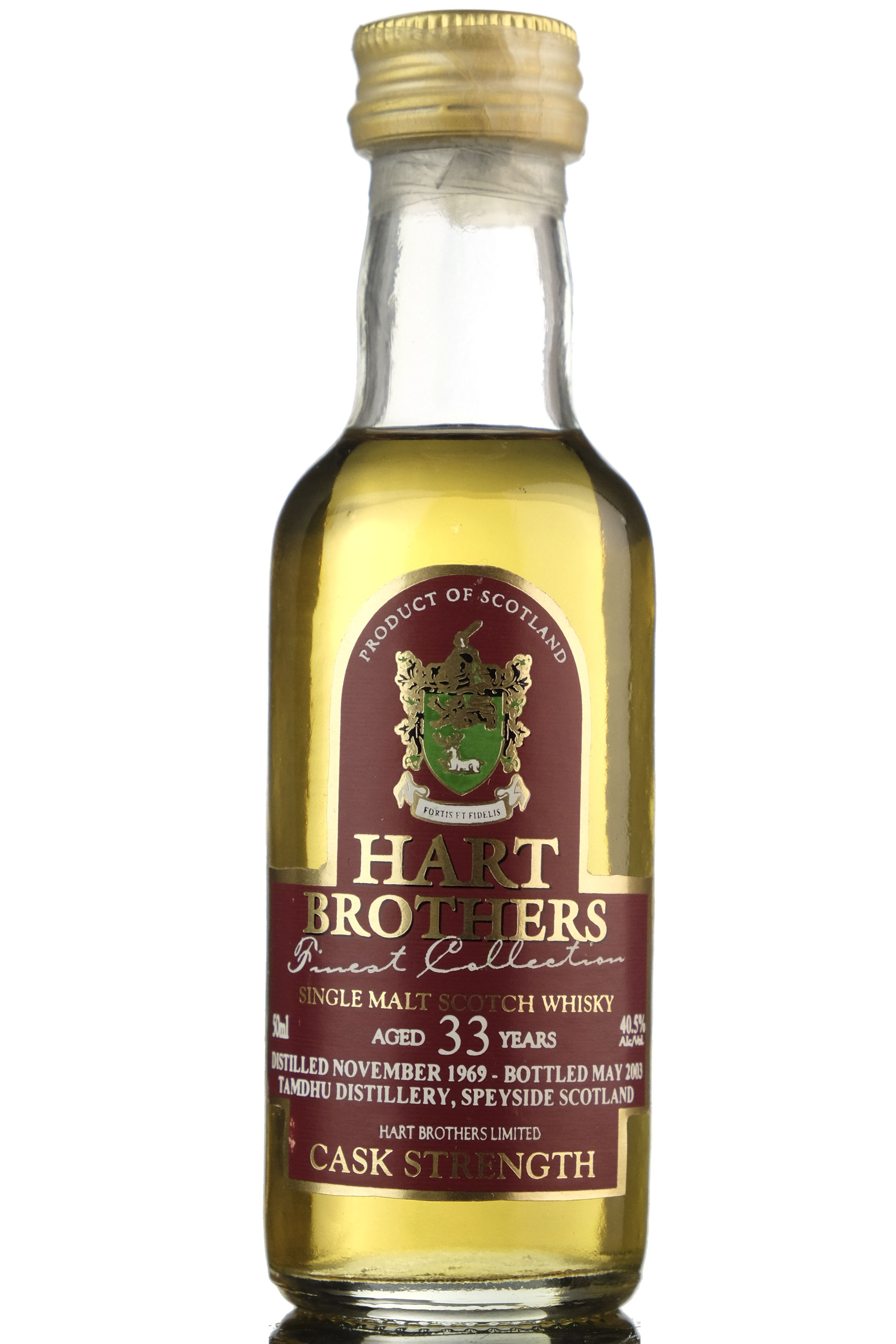 Tamdhu 1969-2003 - 33 Year Old Hart Brothers Miniature