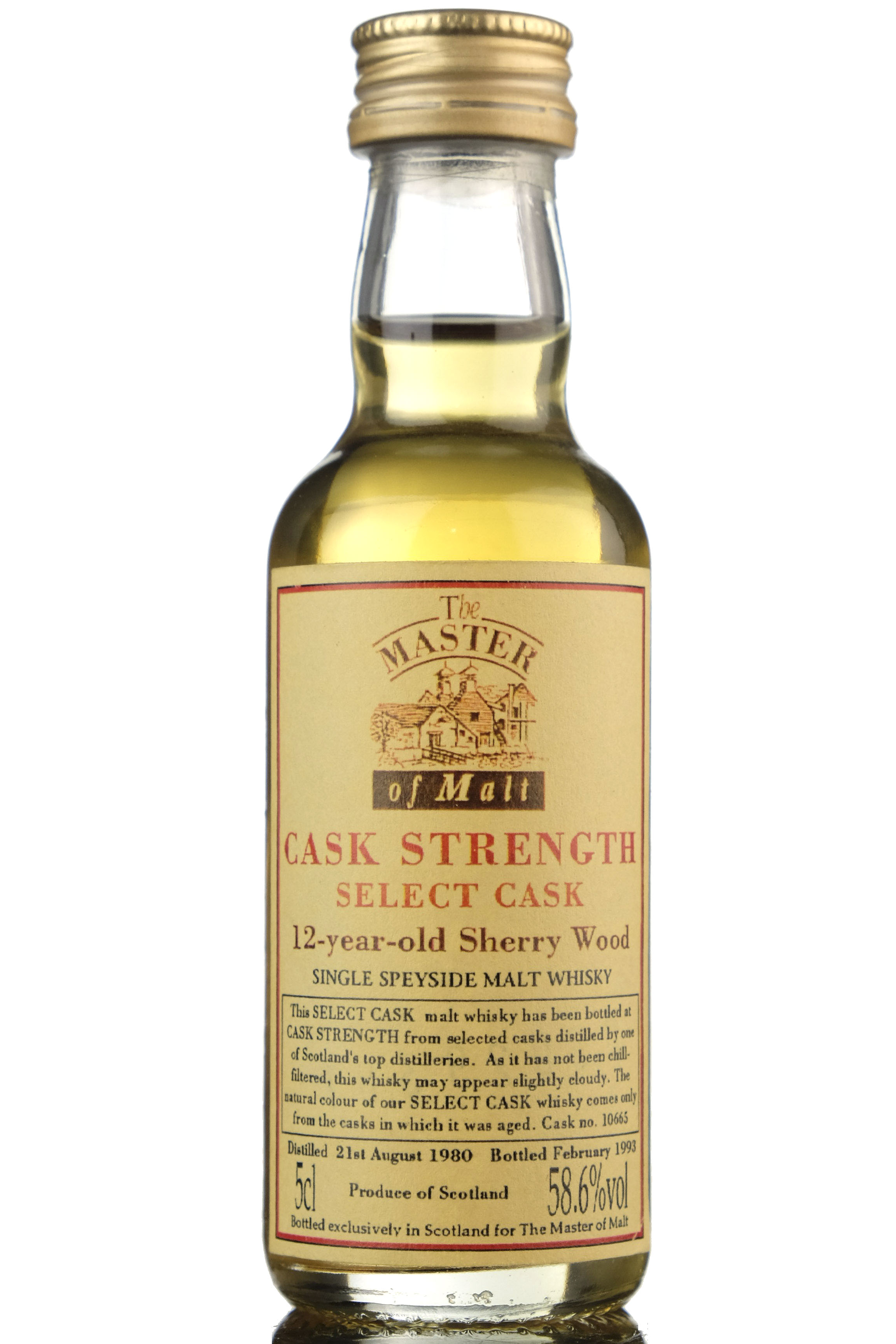 Select Cask 1980-1993 - Cask Strength - Master Of Malts Miniature