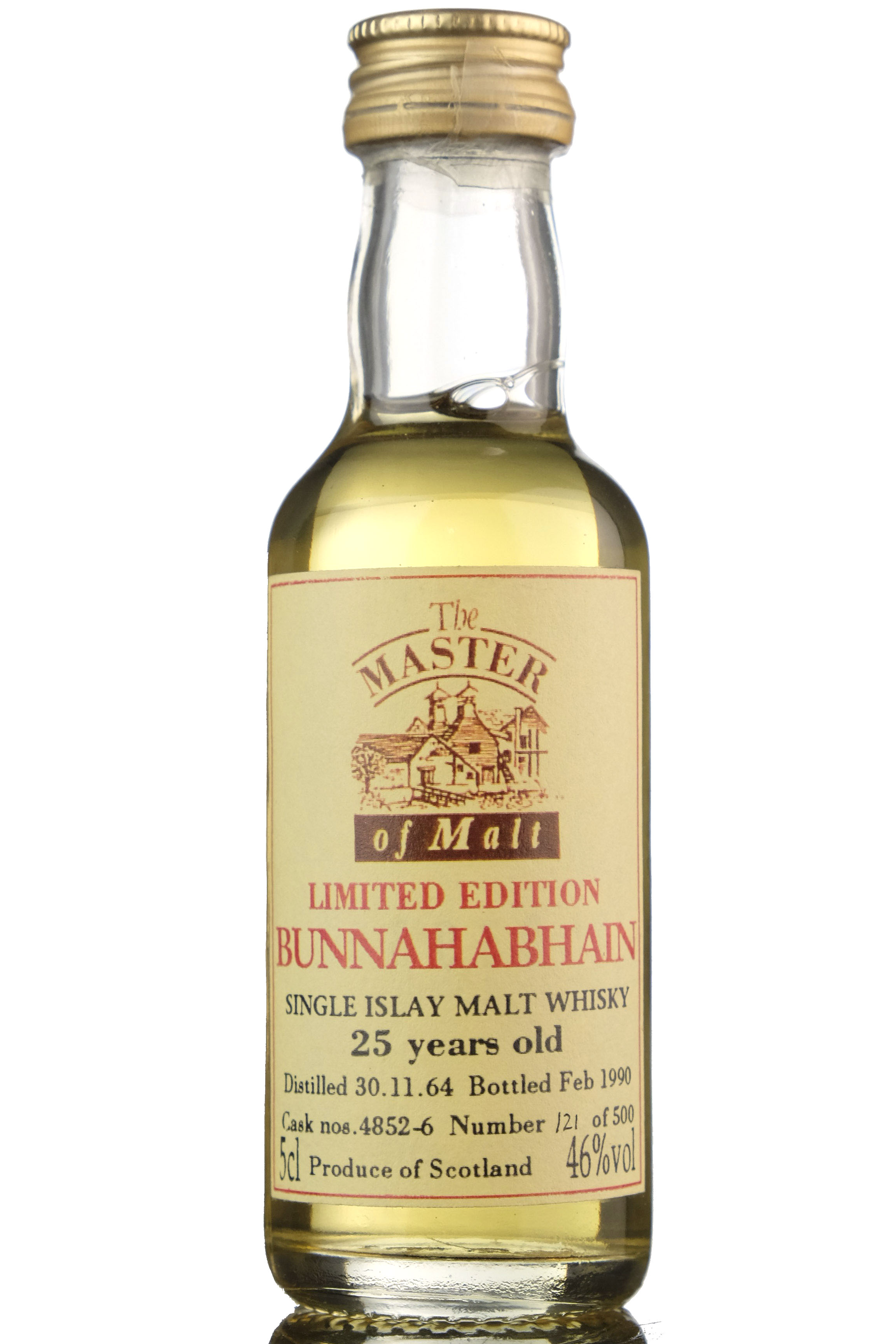 Bunnahabhain 1964-1990 - 25 Year Old - Master Of Malt Miniature