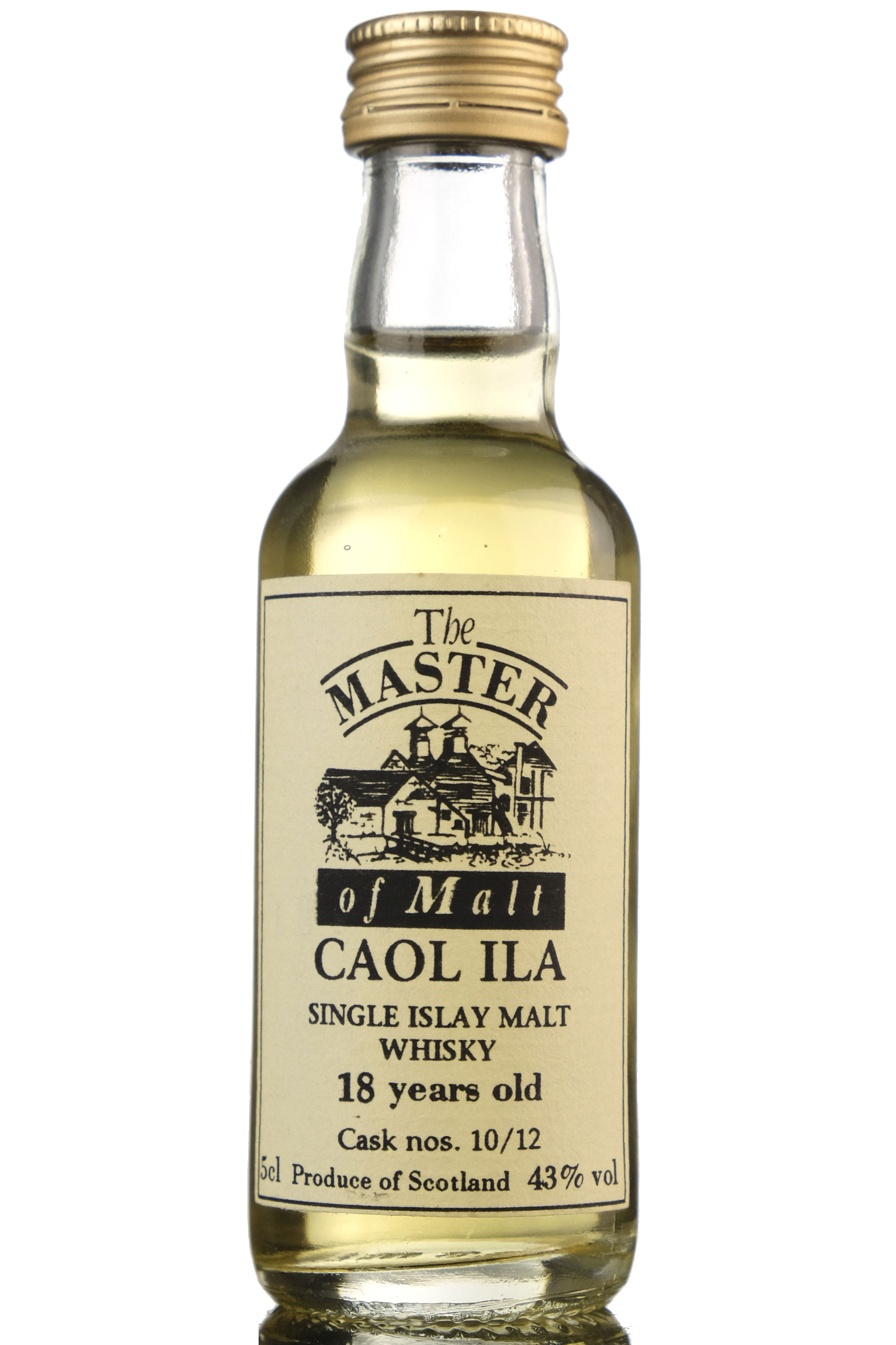 Caol Ila 18 Year Old - Master Of Malts Miniature