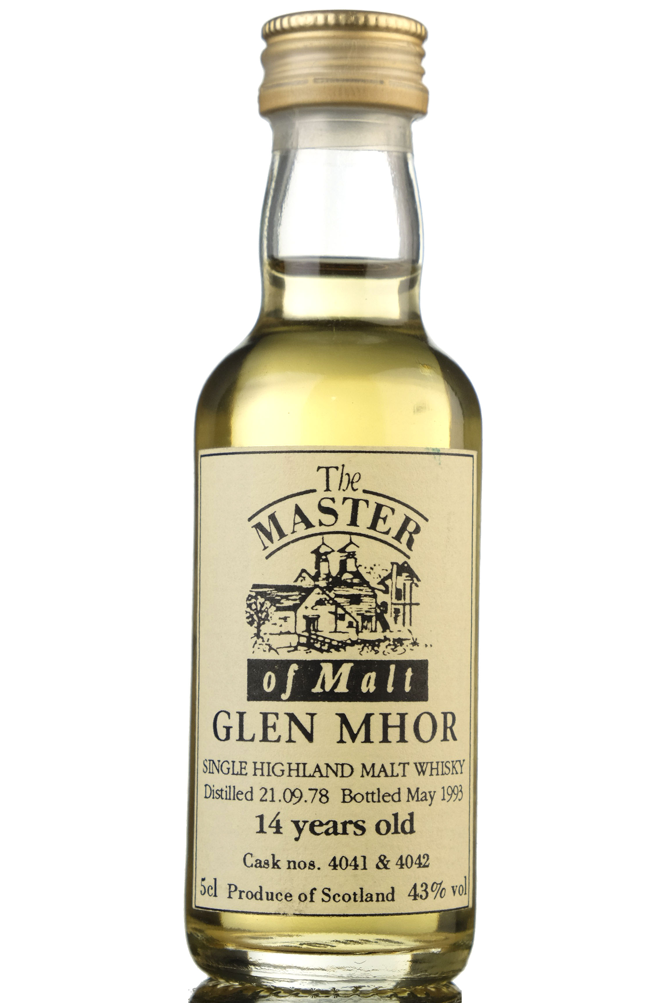 Glen Mhor 1978-1993 - 14 Year Old - Master Of Malts Miniature