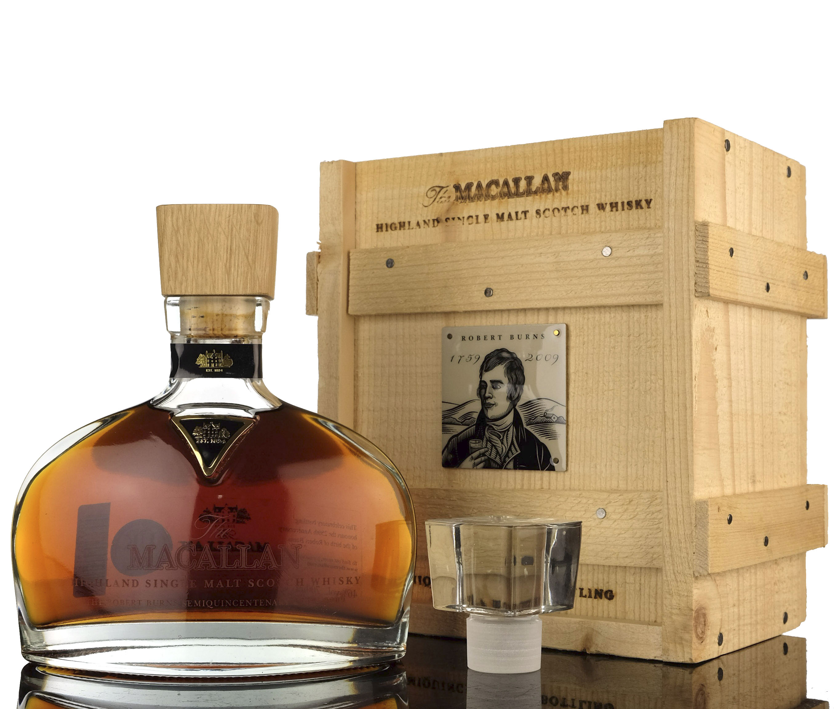 Macallan Robert Burns Decanter