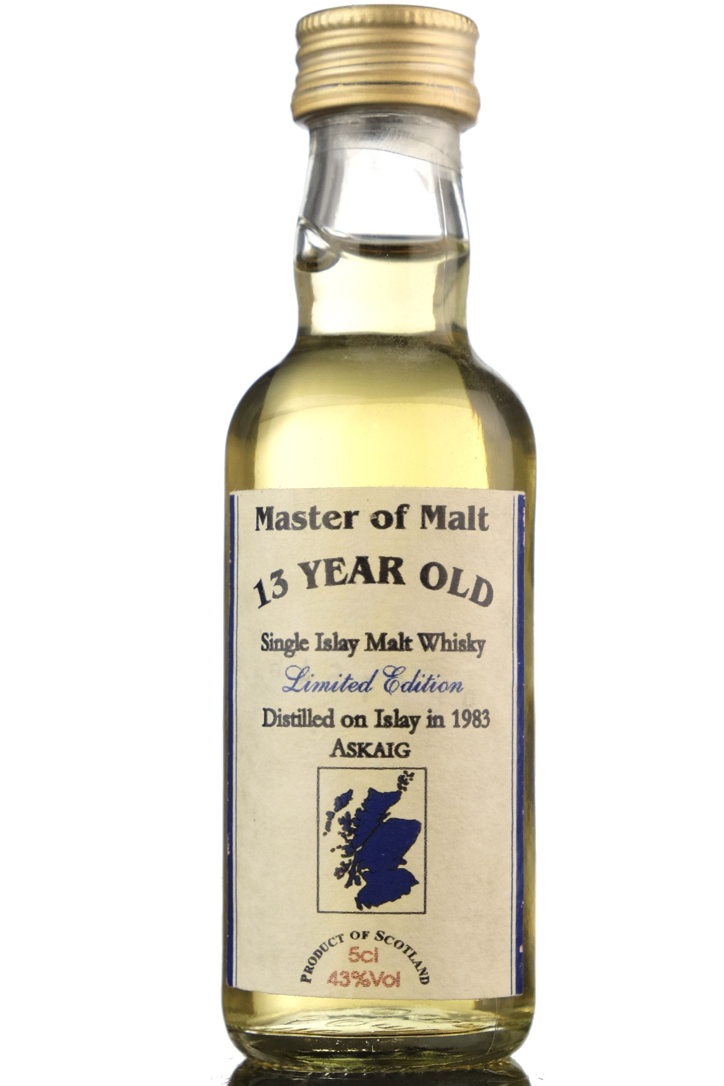 Askaig 1983 - 13 Year Old - Master Of Malt Miniature