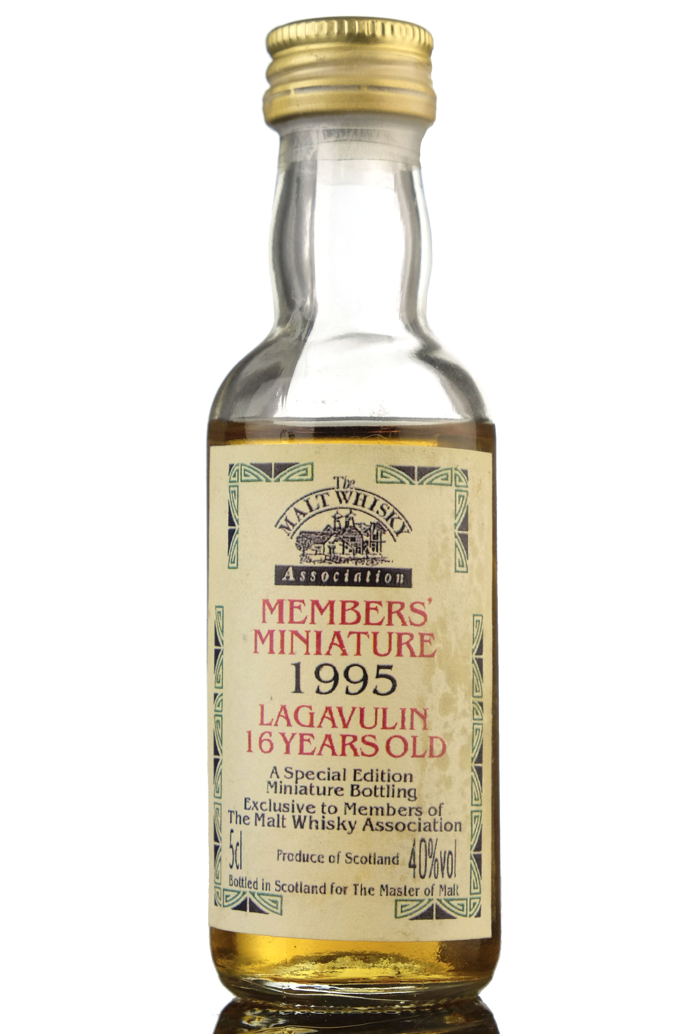 Lagavulin 1995 - 16 Year Old -  Master Of Malts Members Miniature