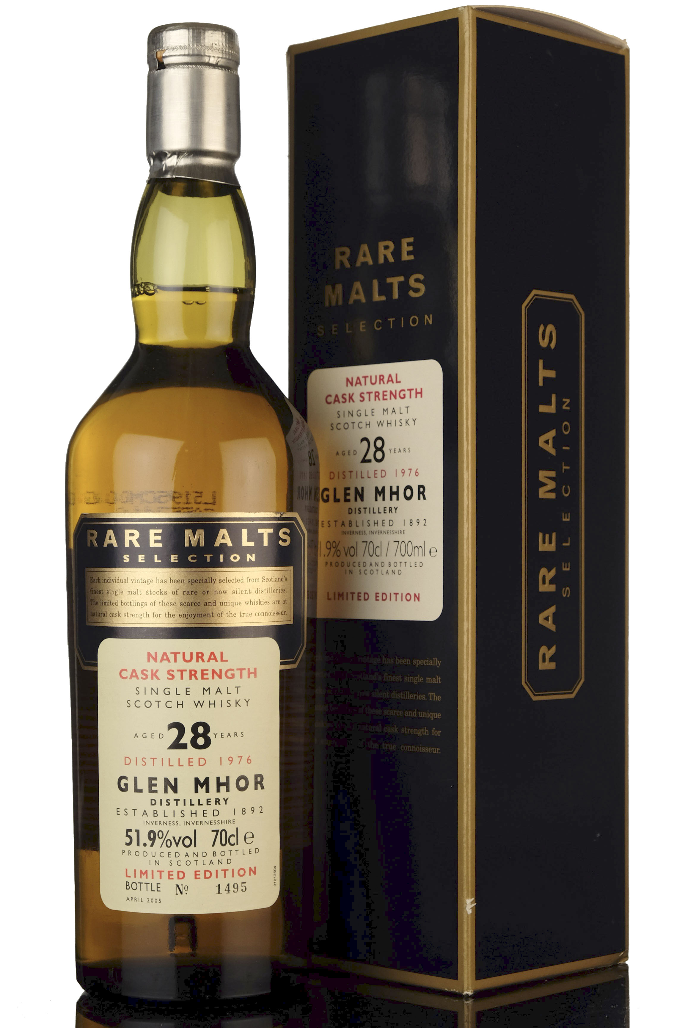 Glen Mhor 1976-2005 - 28 Year Old - Rare Malts 51.9%