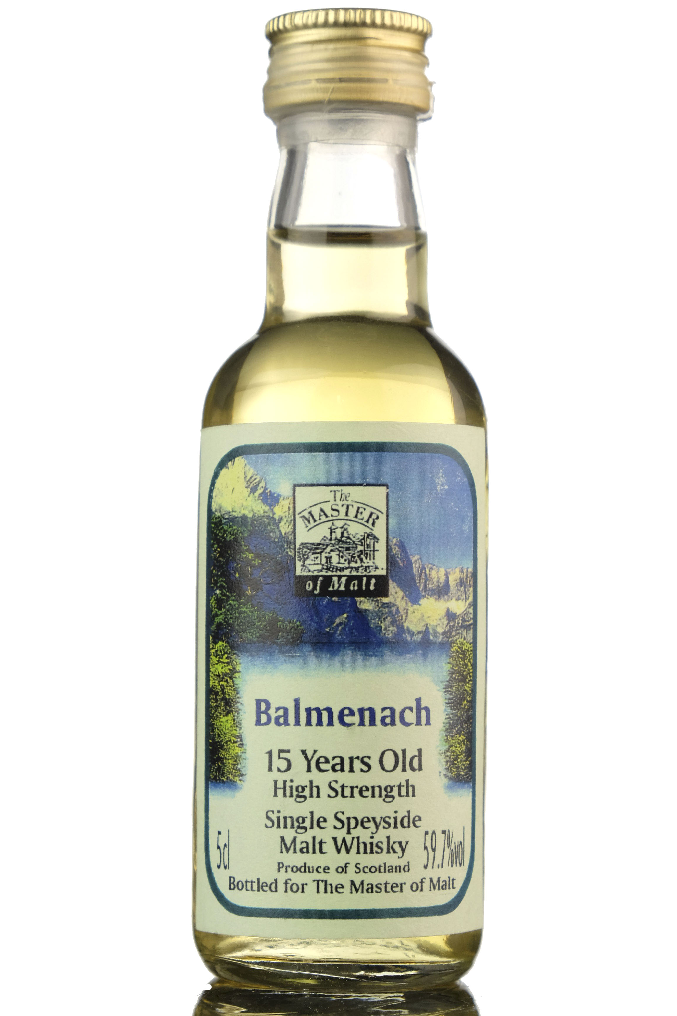 Balmenach 15 Year Old - Master Of Malts Miniature