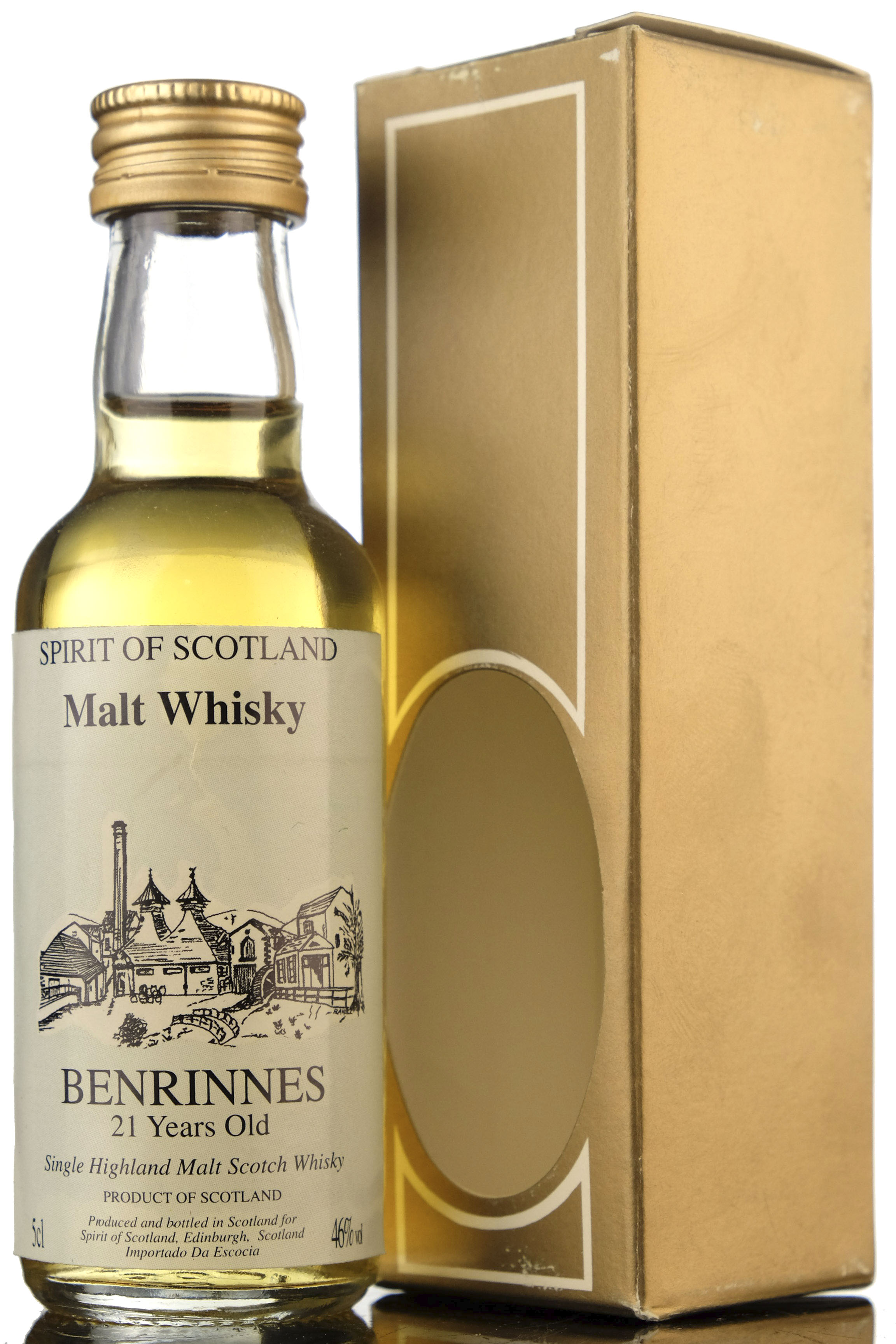 Benrinnes 21 Year Old - Spirit Of Scotland Miniature