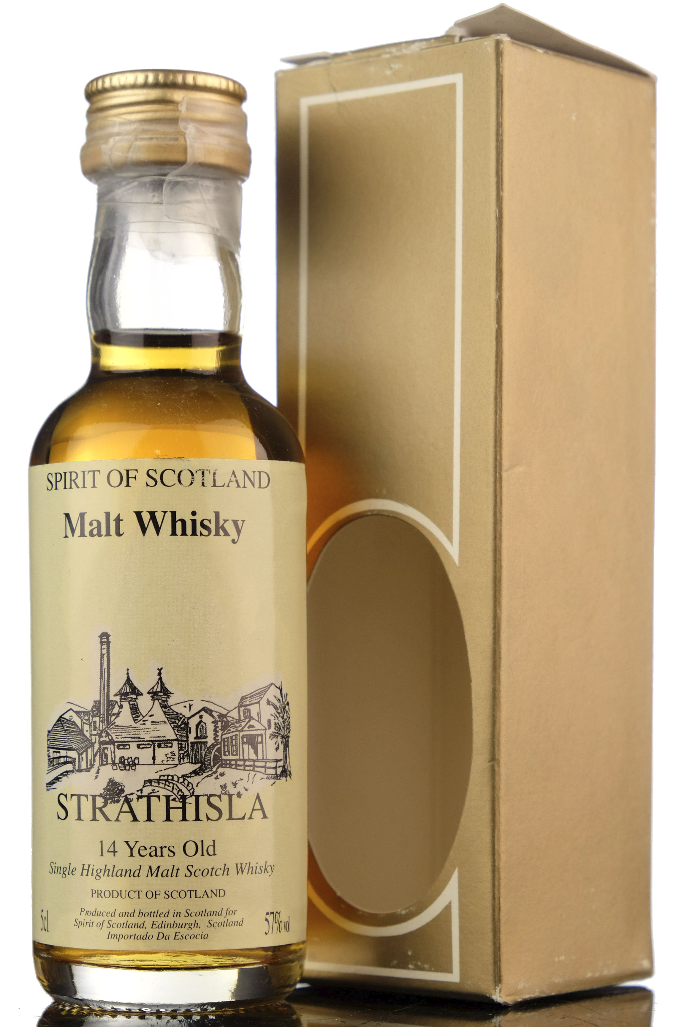 Strathisla 14 Year Old - Spirit Of Scotland Miniature