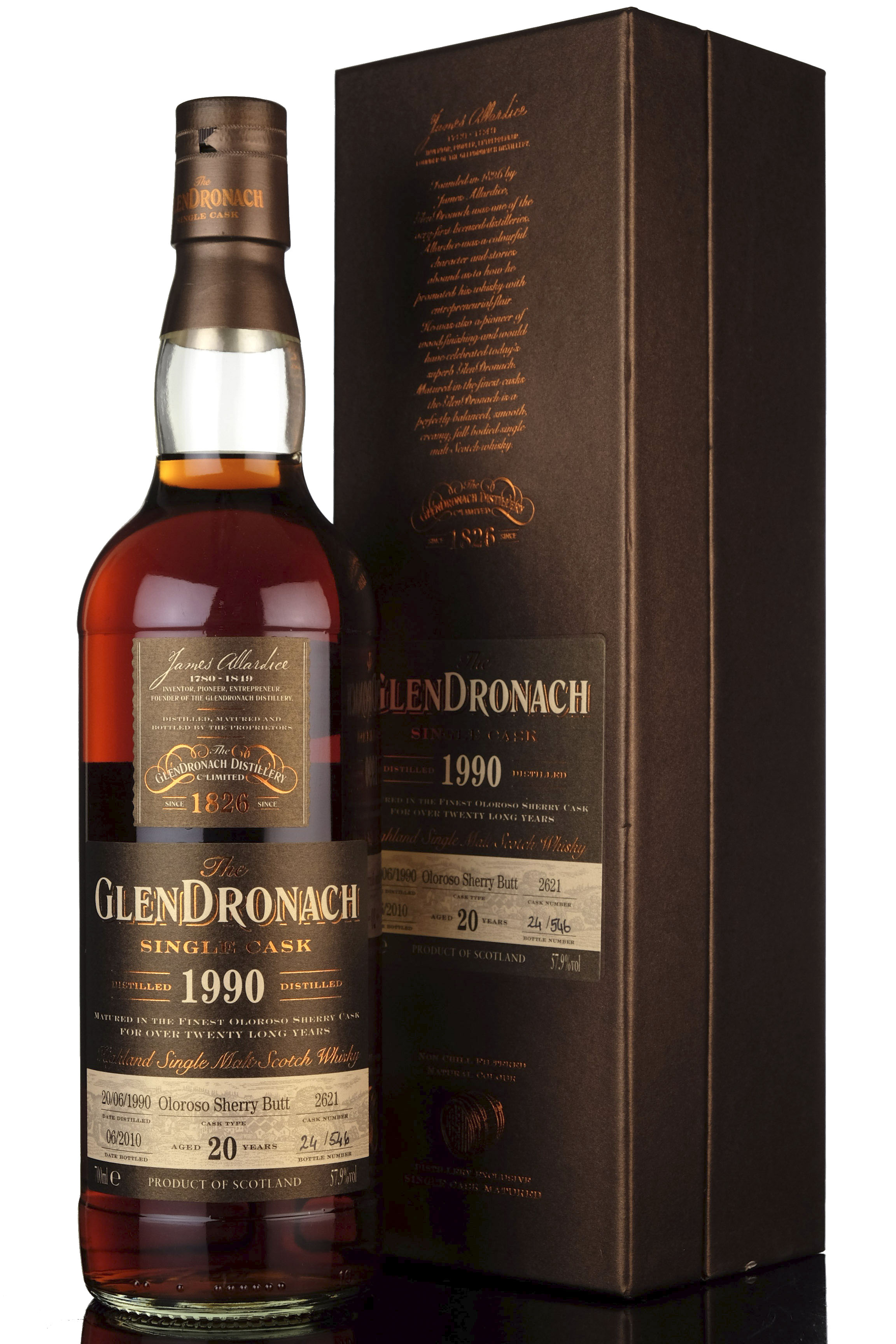 Glendronach 1990 - 2010 20 Single Cask 2621 Batch 2