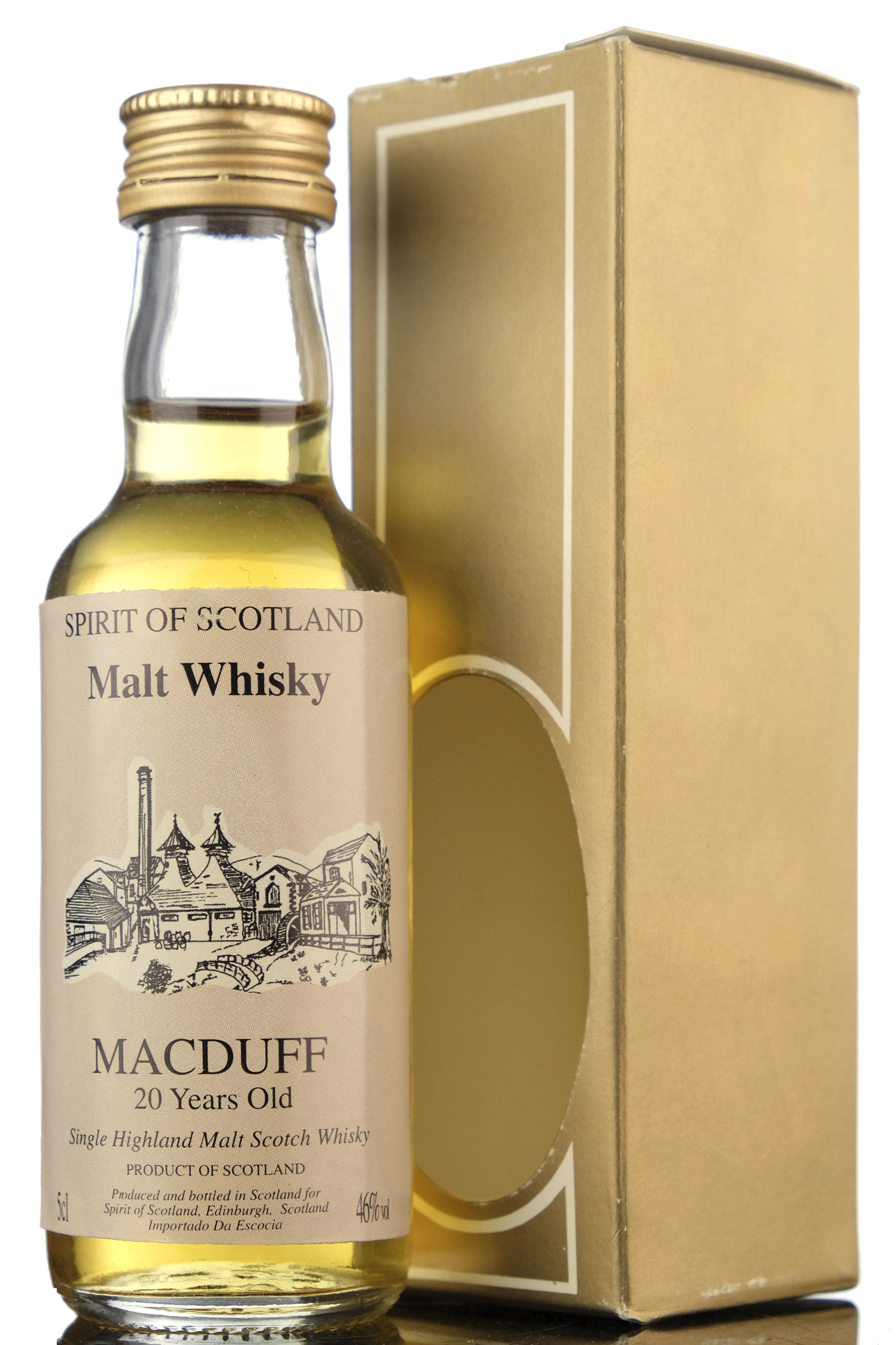 Macduff 20 Year Old - Spirit Of Scotland Miniature