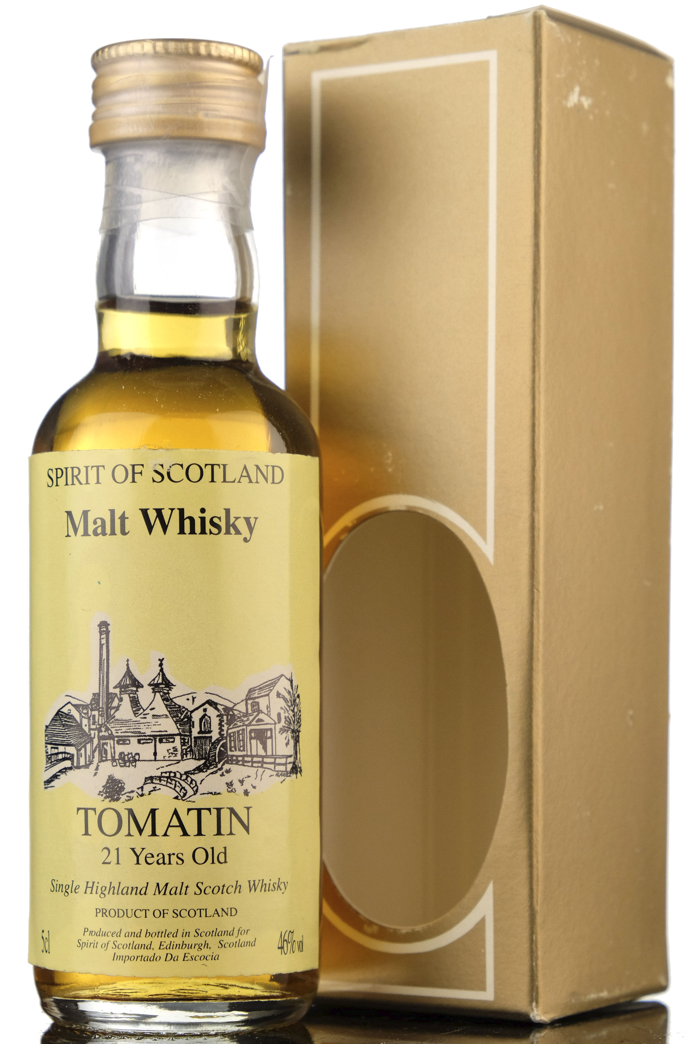 Tomatin 21 Year Old - Spirit Of Scotland Miniature