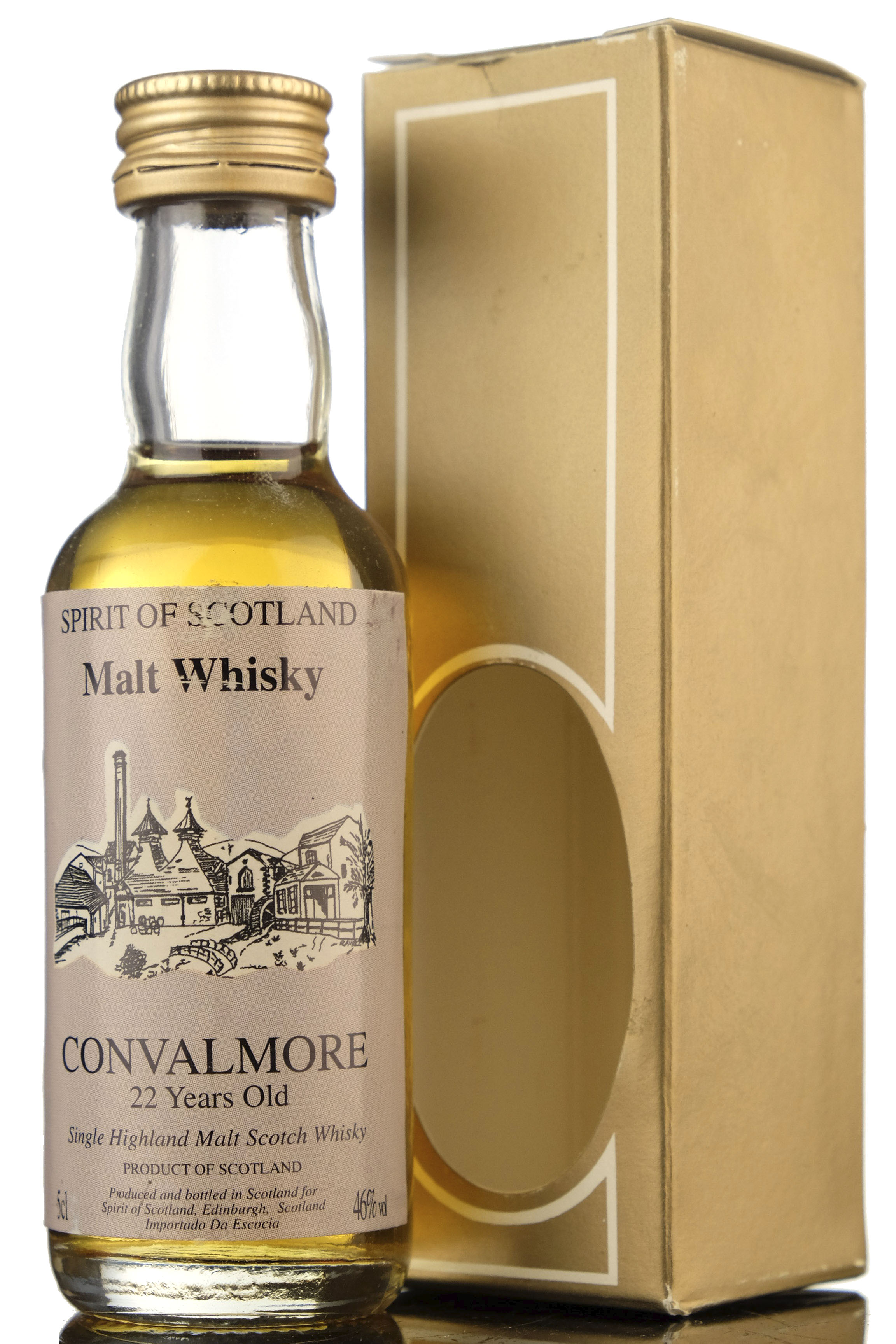Convalmore 22 Year Old - Spirit Of Scotland Miniature