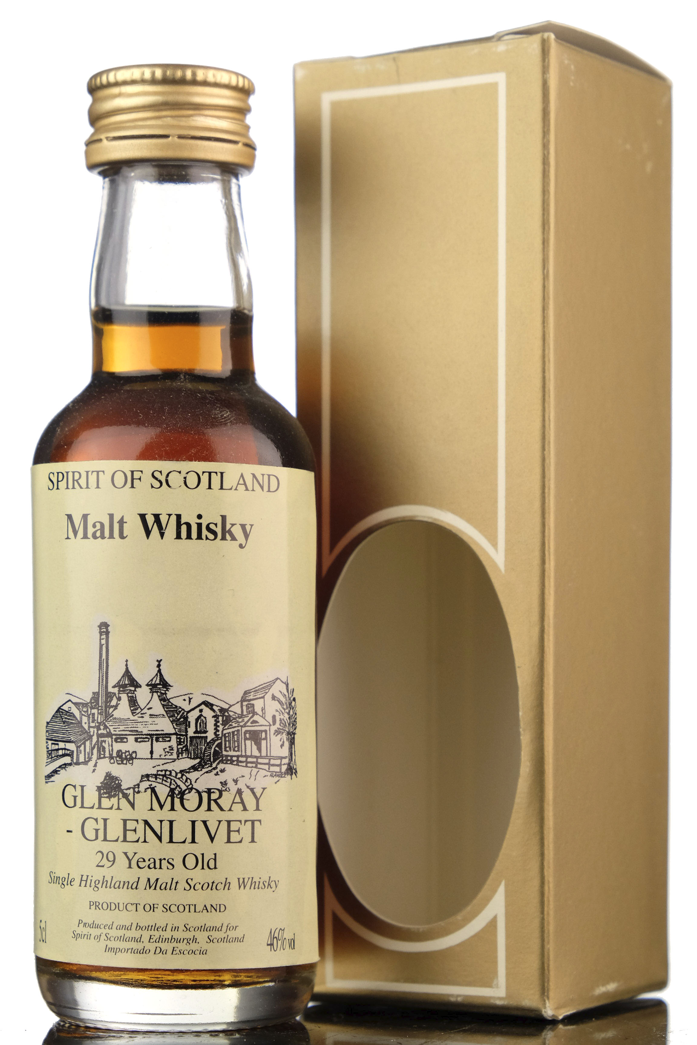 Glen Moray-Glenlivet 29 Year Old - Spirit Of Scotland Miniature