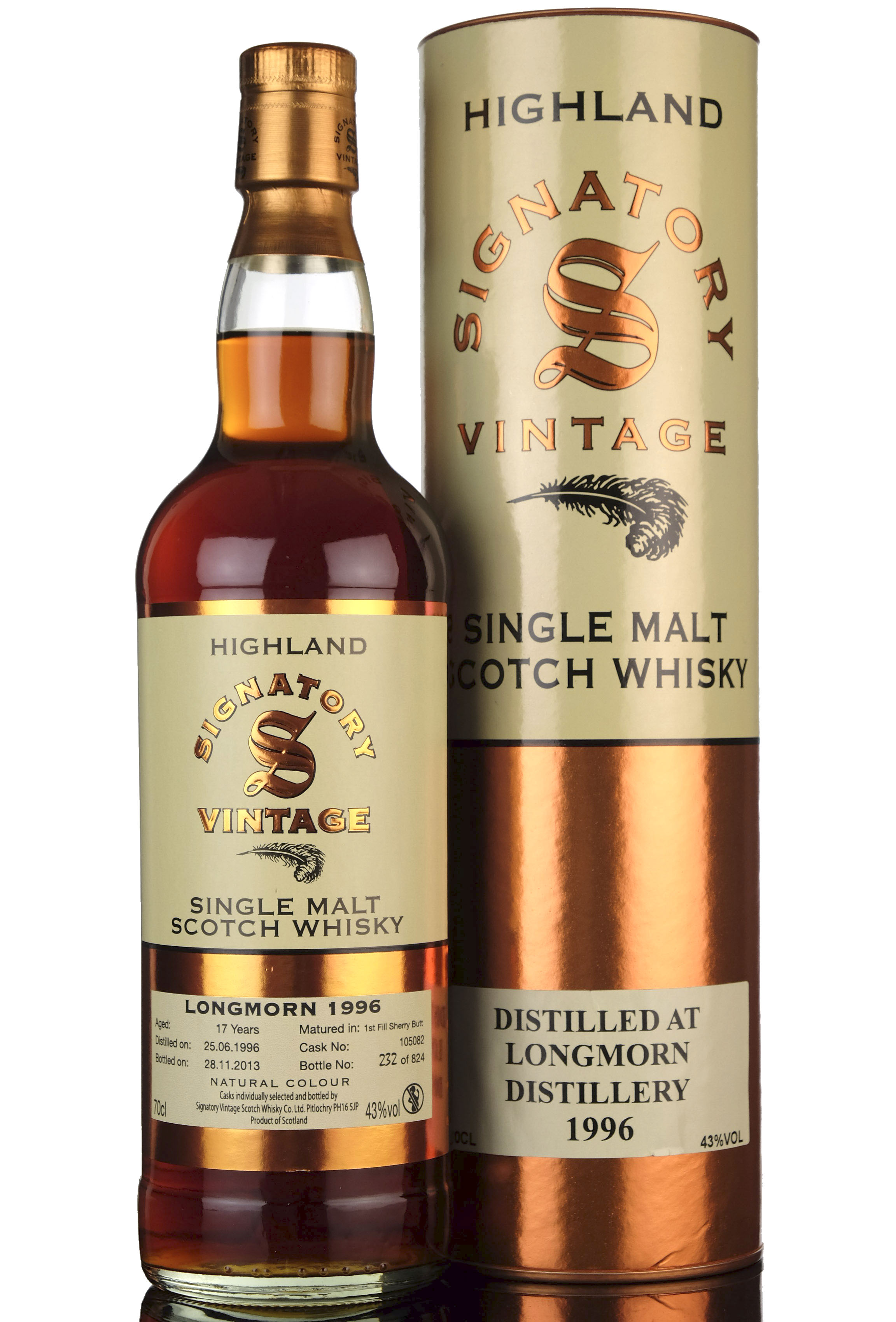 Longmorn 1996 - 2013 17 Signatory Vintage