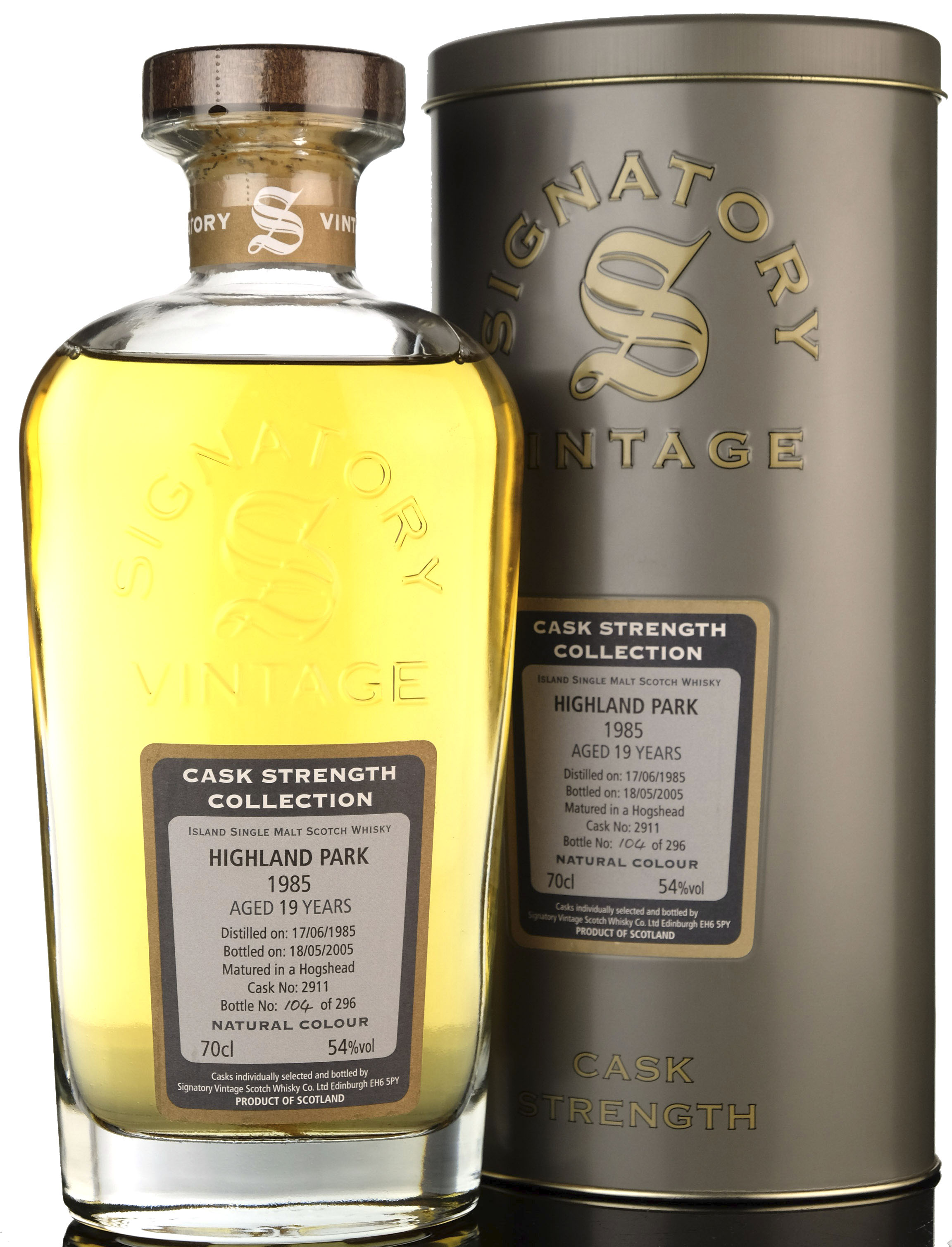 Highland Park 1985-2005 - 19 Year Old - Signatory Vintage