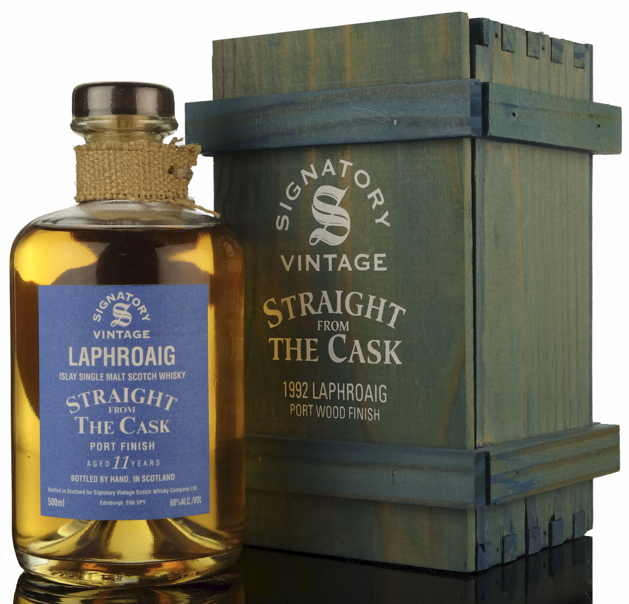 Laphroaig 1992 - 2004 11 Straight From The Cask Signatory Vintage