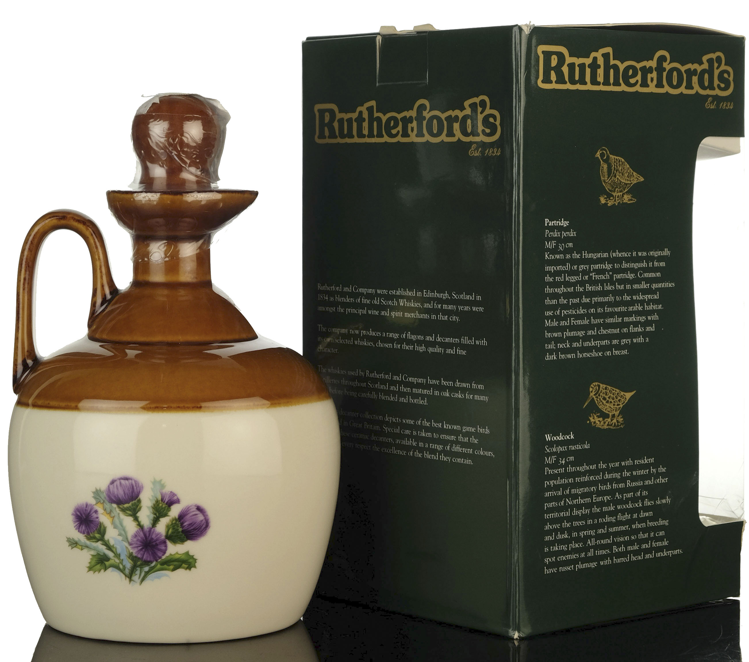 Rutherfords 12 Year Old Ceramic