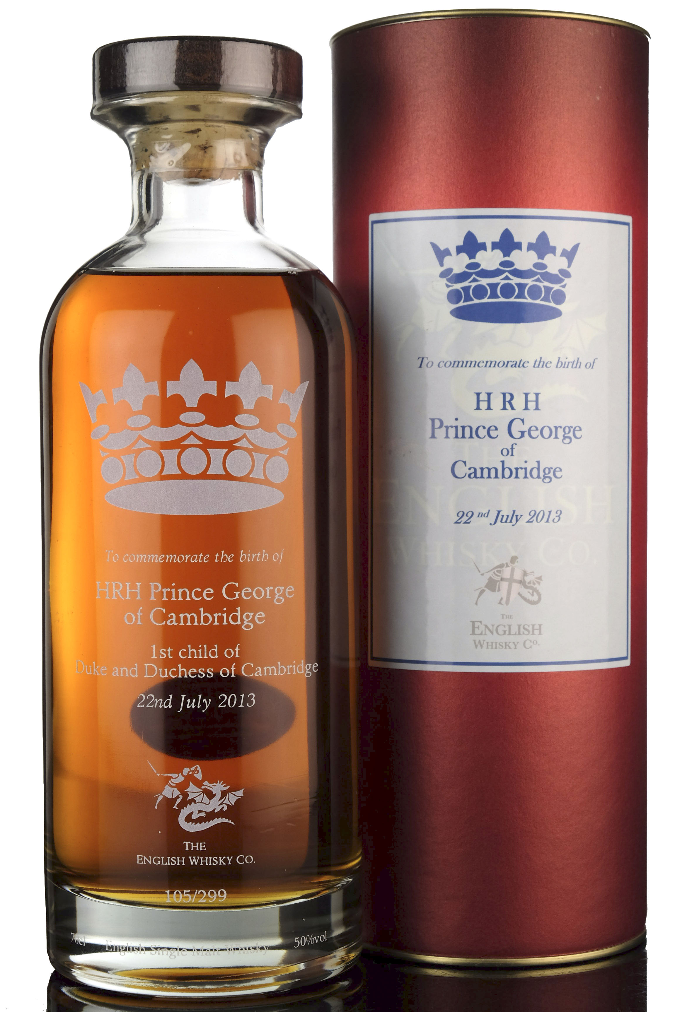 English Whisky HRH Prince George Of Cambridge