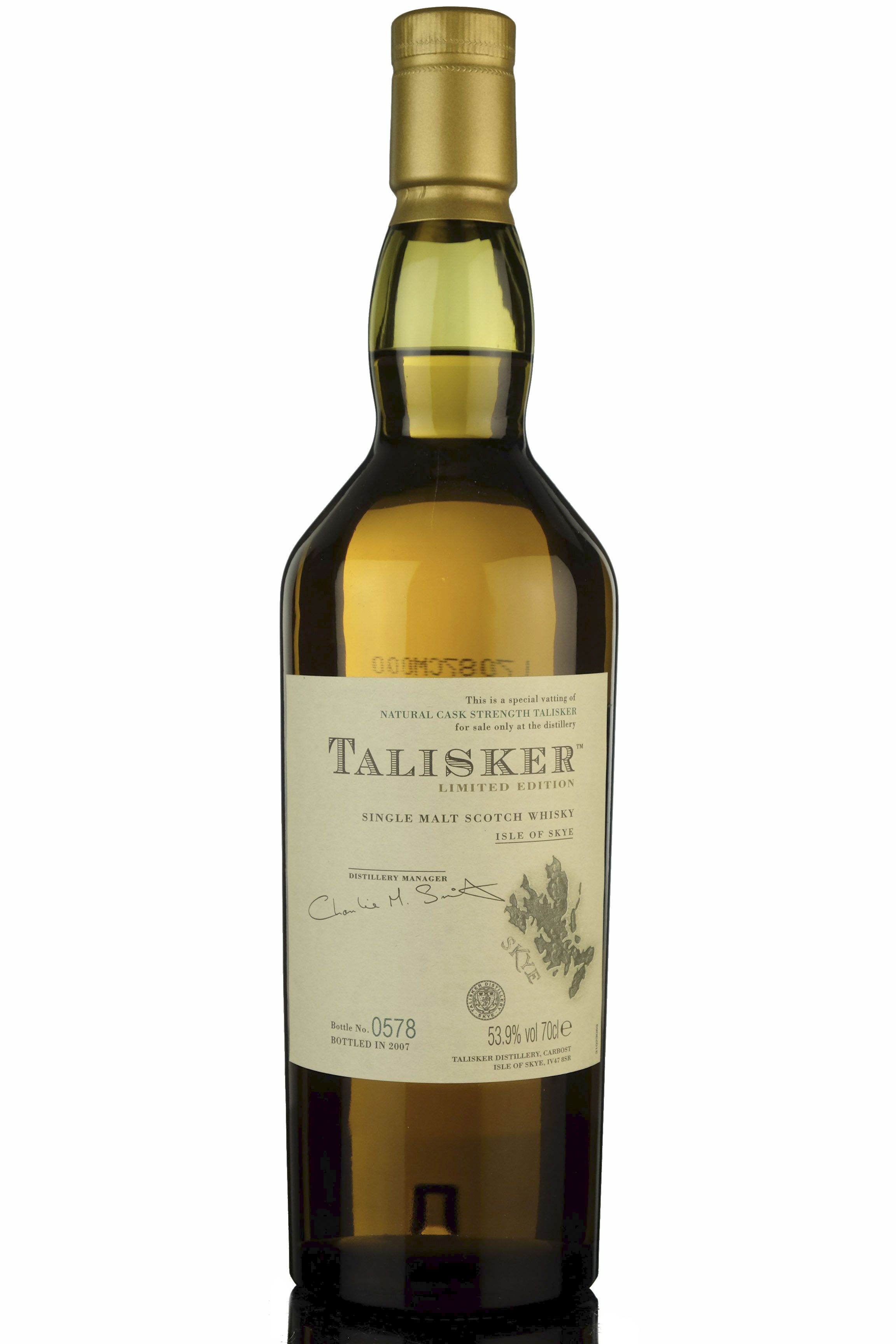 Talisker Distillery Exclusive - Bottled 2007