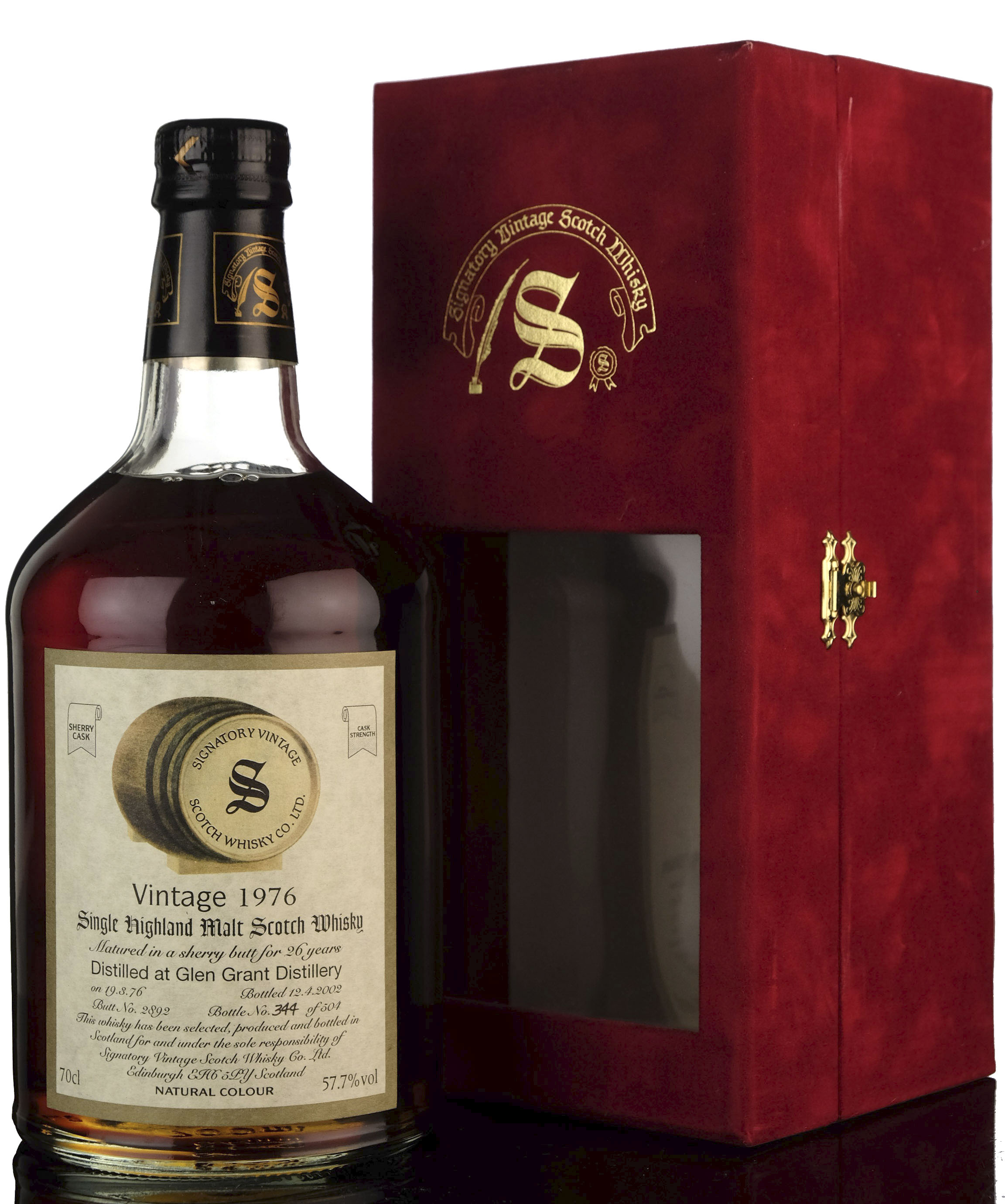 Glen Grant 19762002 26 Year Old Signatory Vintage