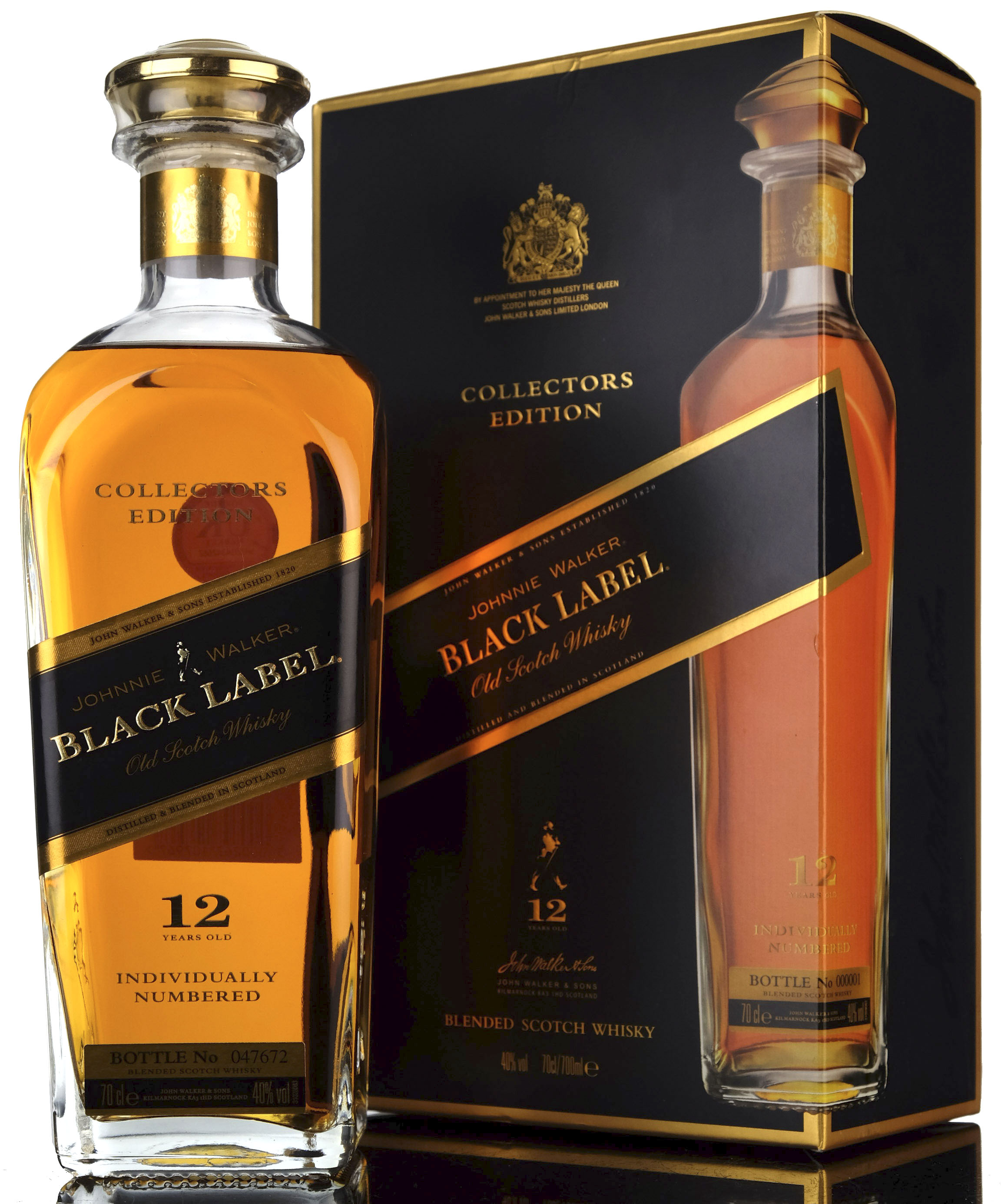 Johnnie Walker 12 Year Old - Black Label - Collectors Edition