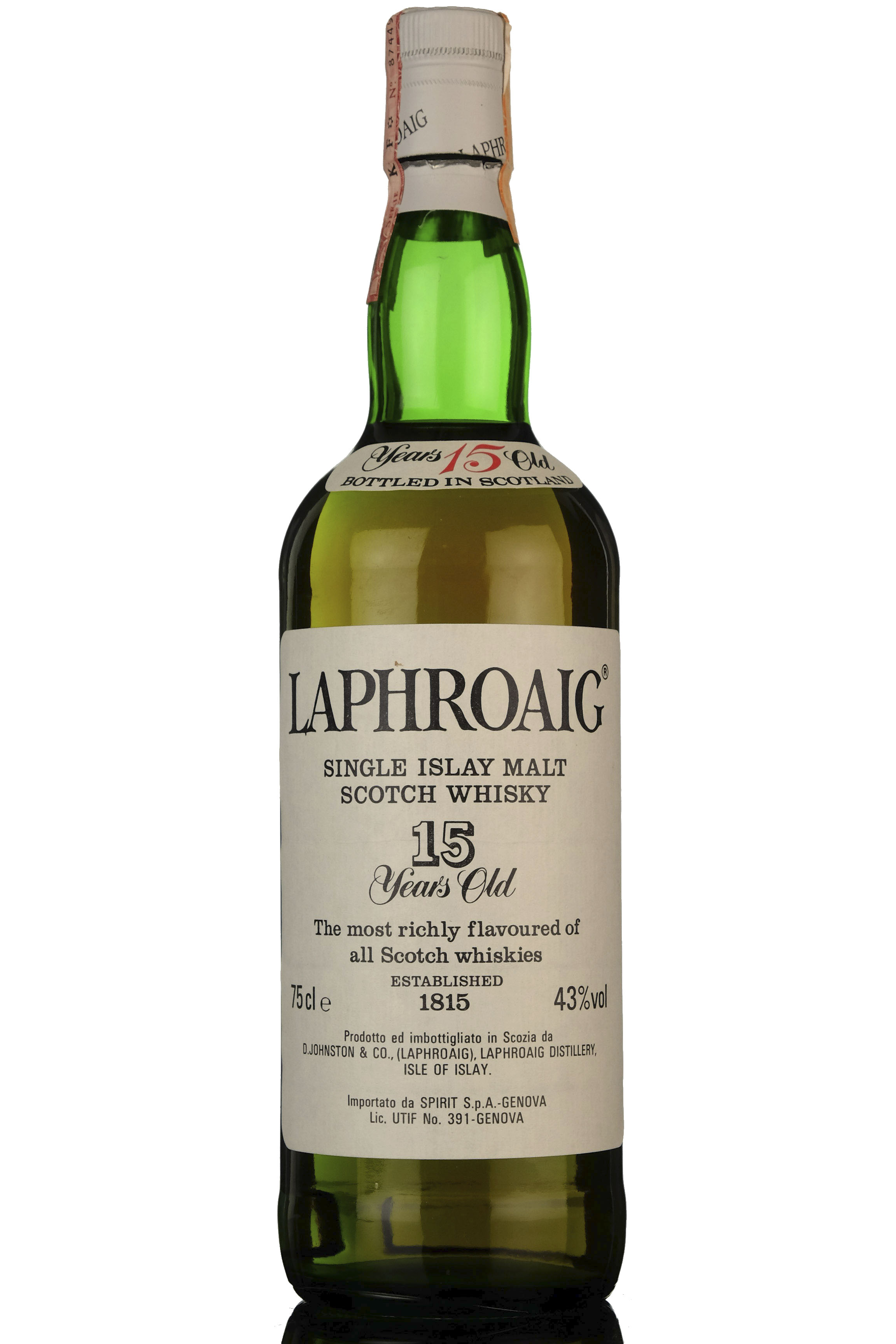 LAPHROAIG 15 YEAR OLD - 1980S