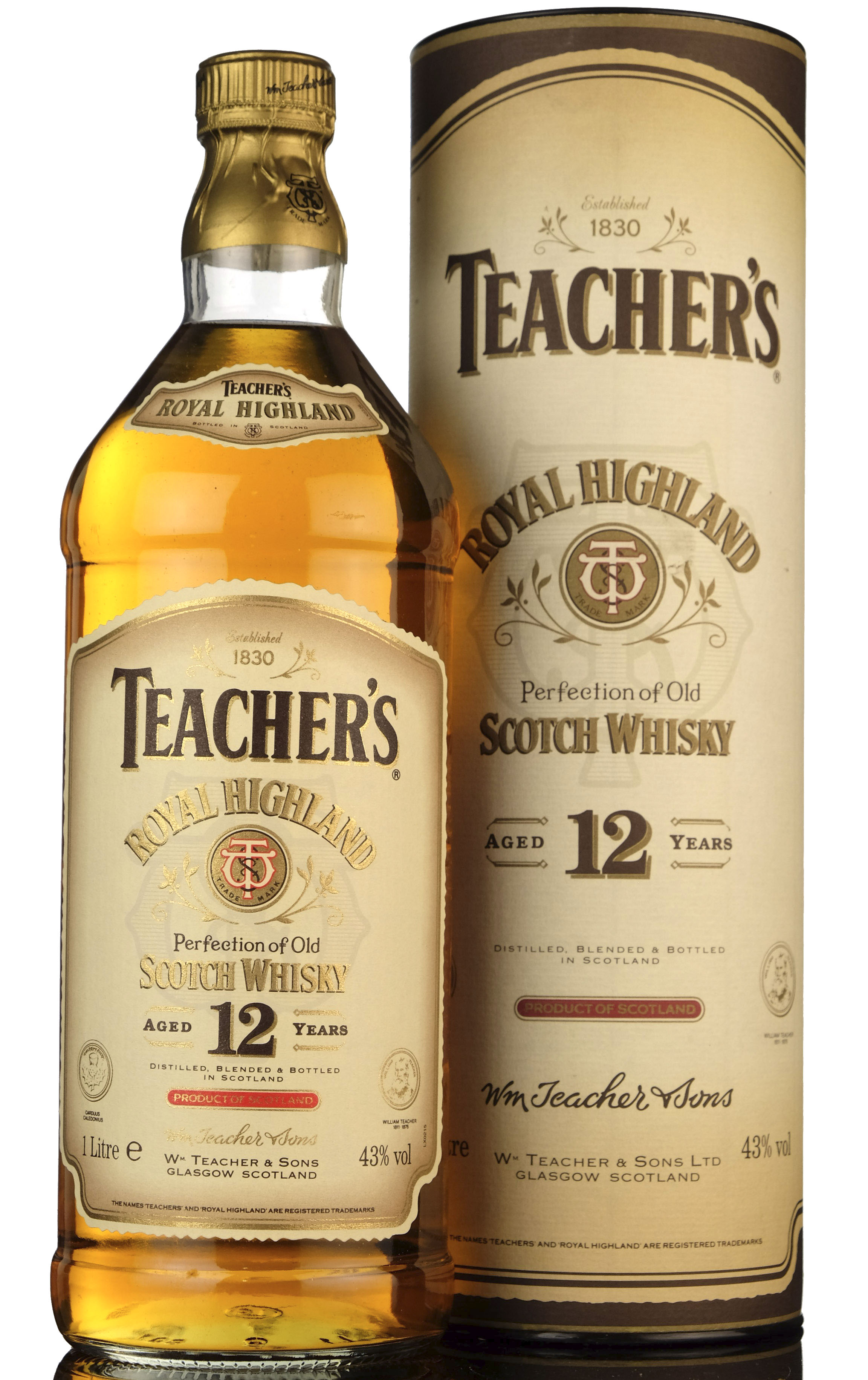 Teachers 12 Year Old - 1 Litre