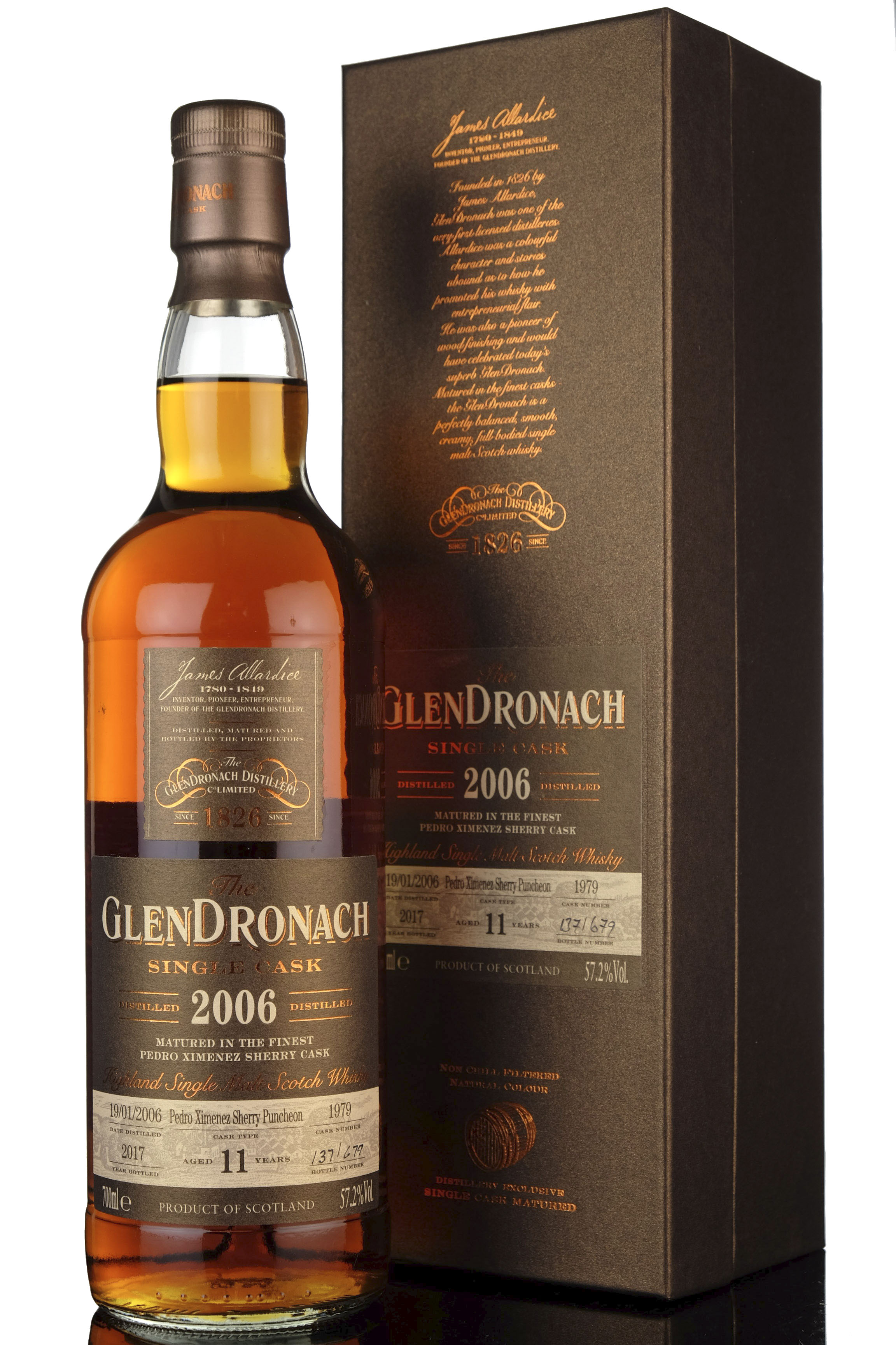 Glendronach 2006-2017 - 11 Year Old - Single Cask 1979 - Batch 16
