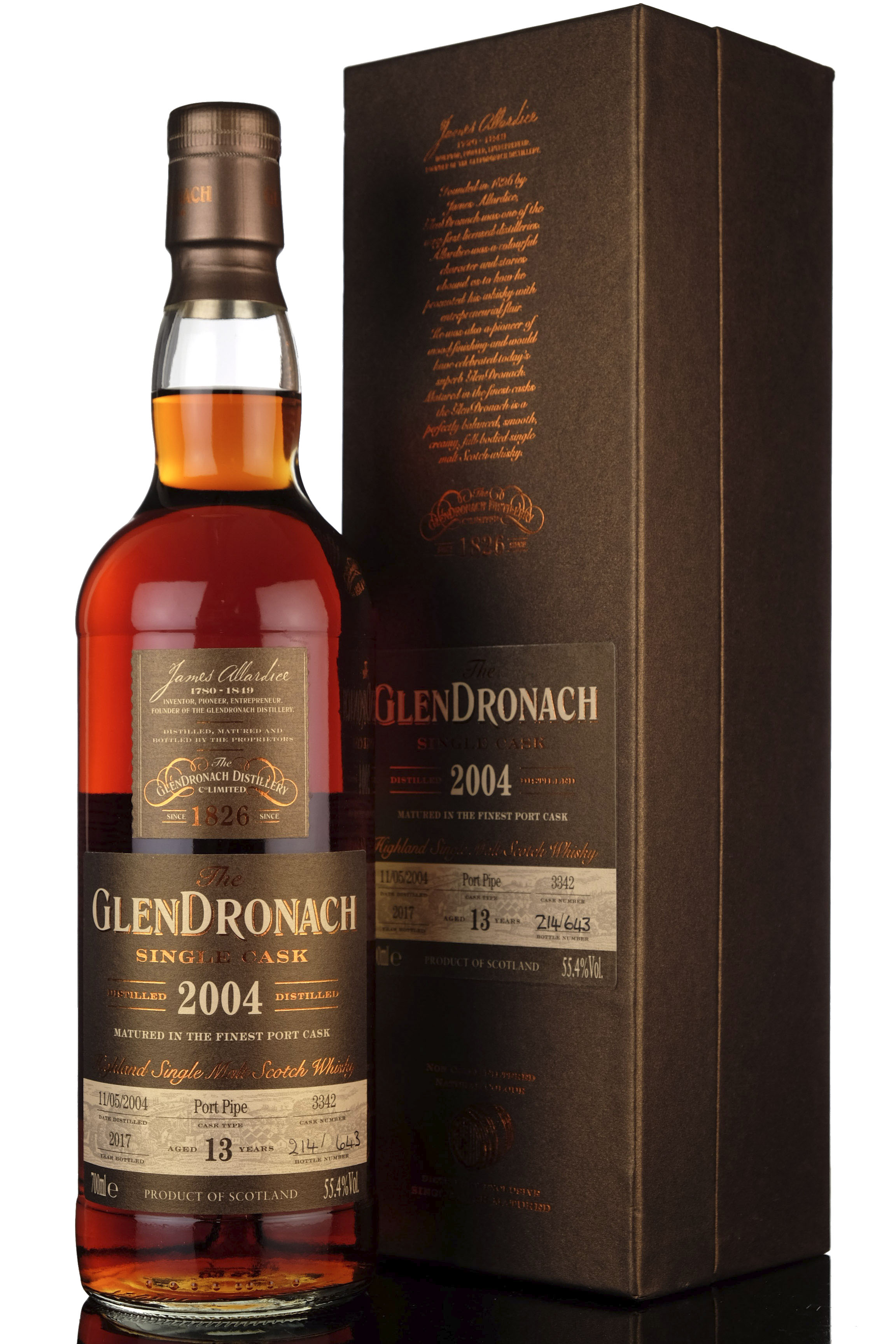 Glendronach 2004-2017 - 13 Year Old - Single Cask 3342 - Batch 16