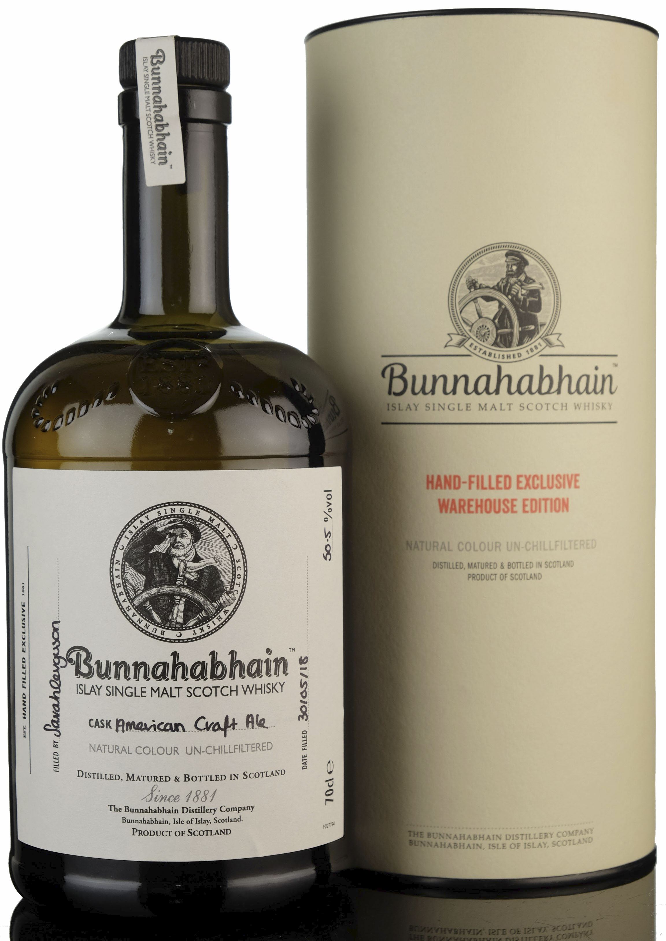 Bunnahabhain Hand Filled 2018