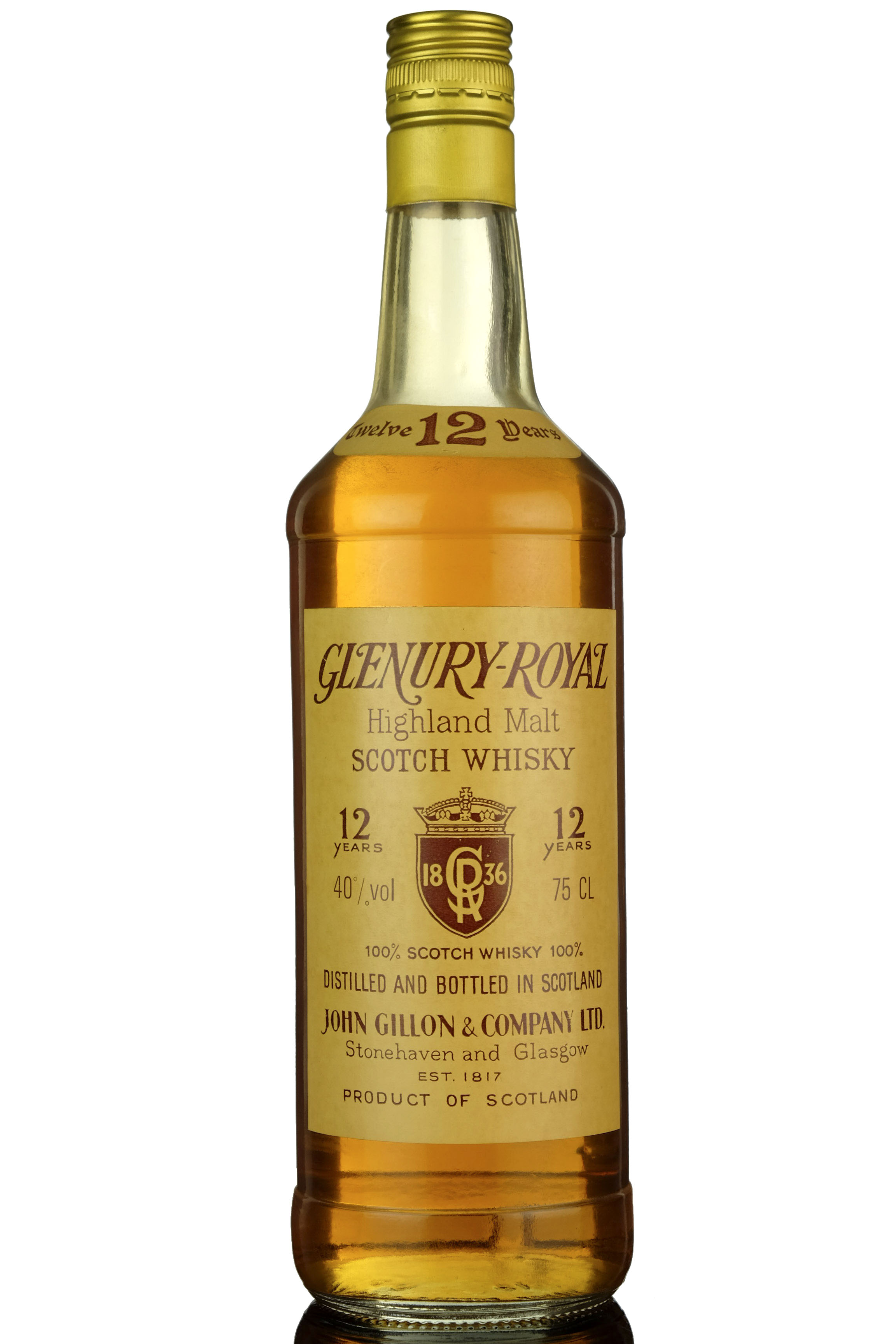 Glenury Royal 12 Year Old - 1980s