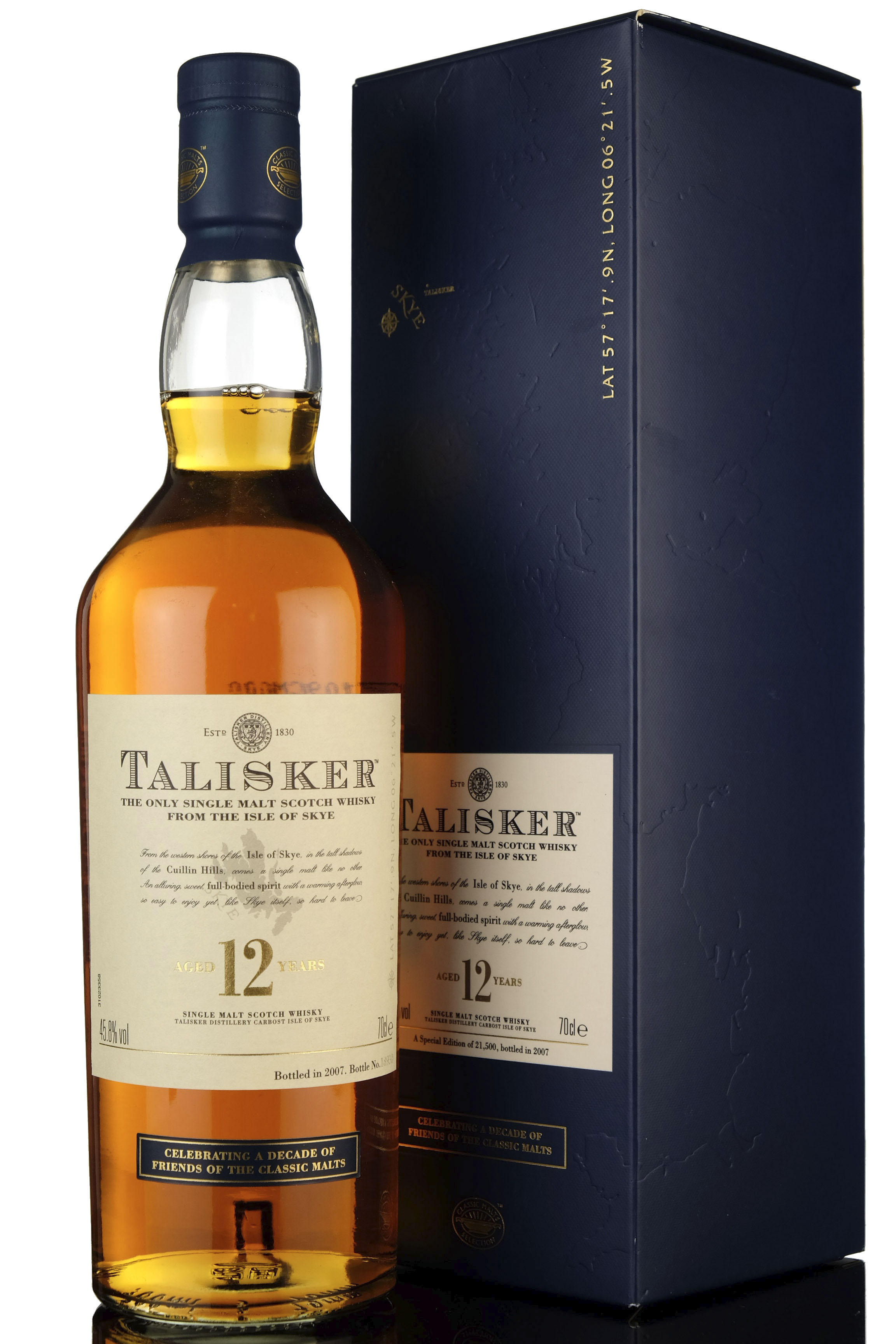 Talisker 12 Year Old - 2007 Release - Friends Of The Classic Malts