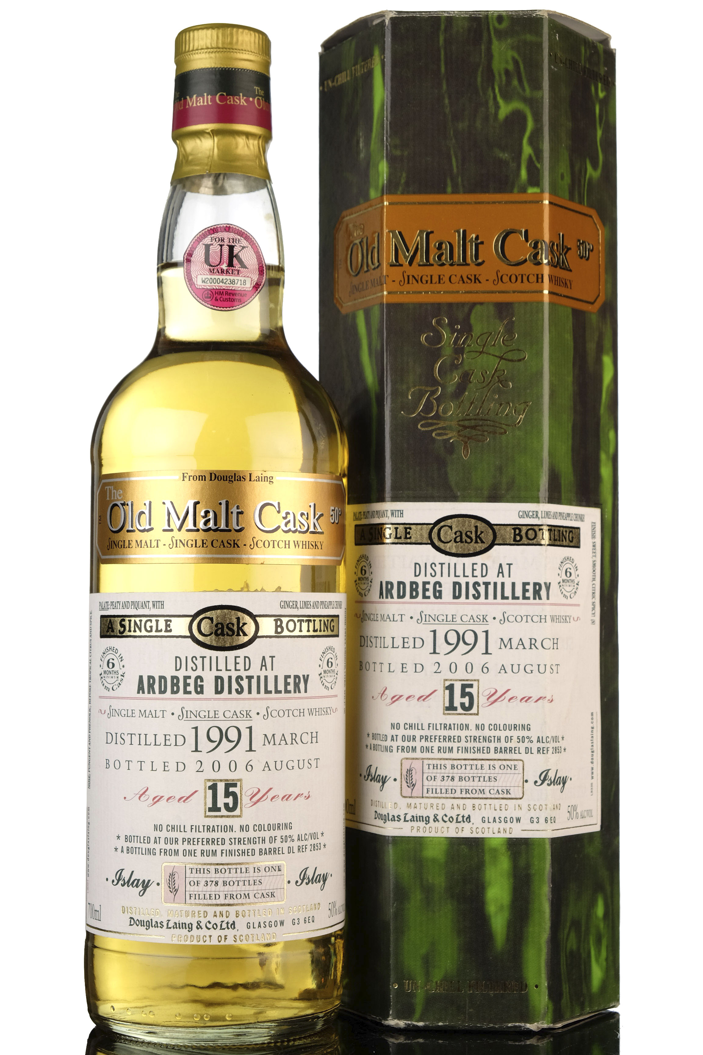 Ardbeg 1991-2006 - 15 Year Old - Douglas Laing - Old Malt Cask