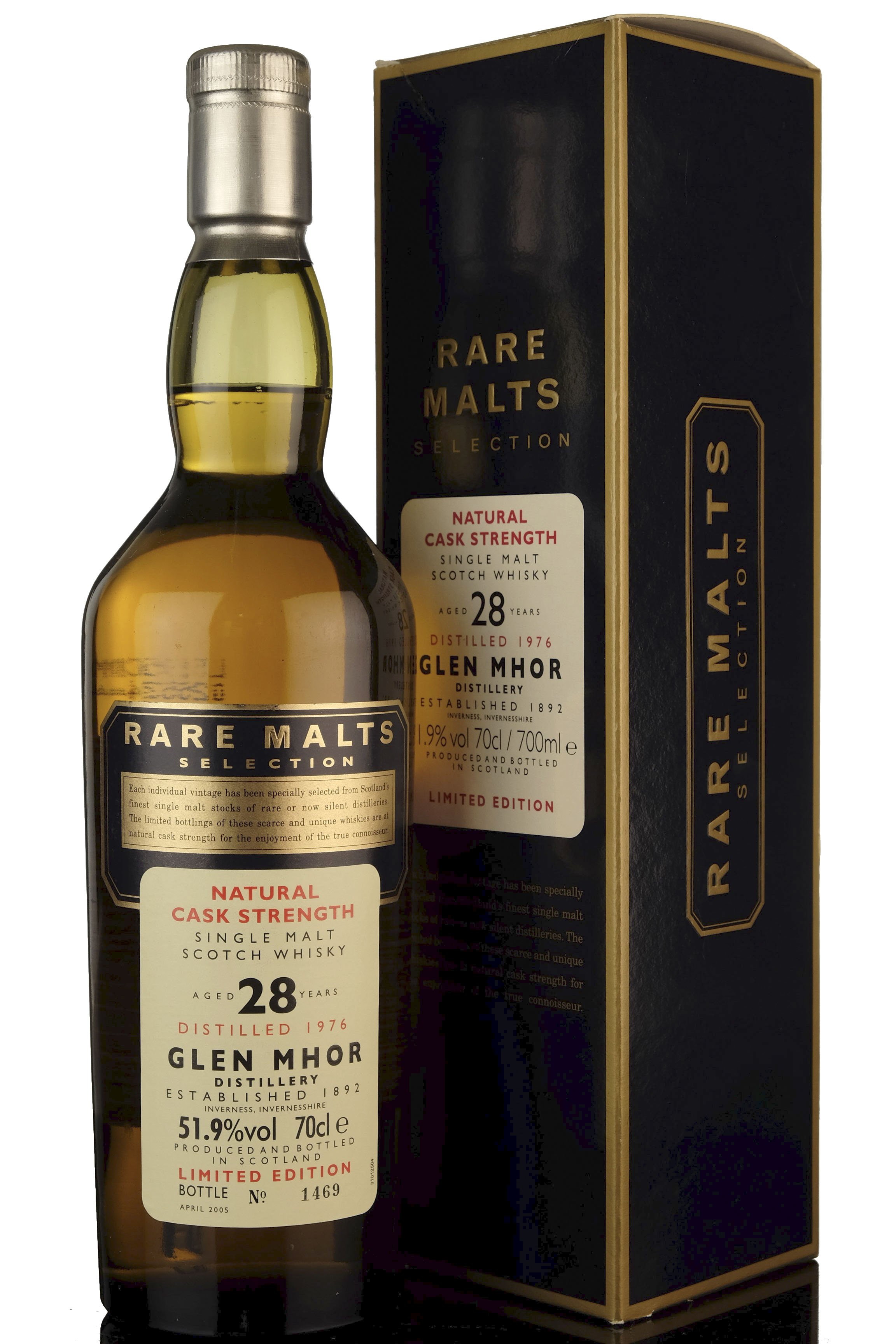Glen Mhor 1976-2005 - 28 Year Old - Rare Malts 51.9%