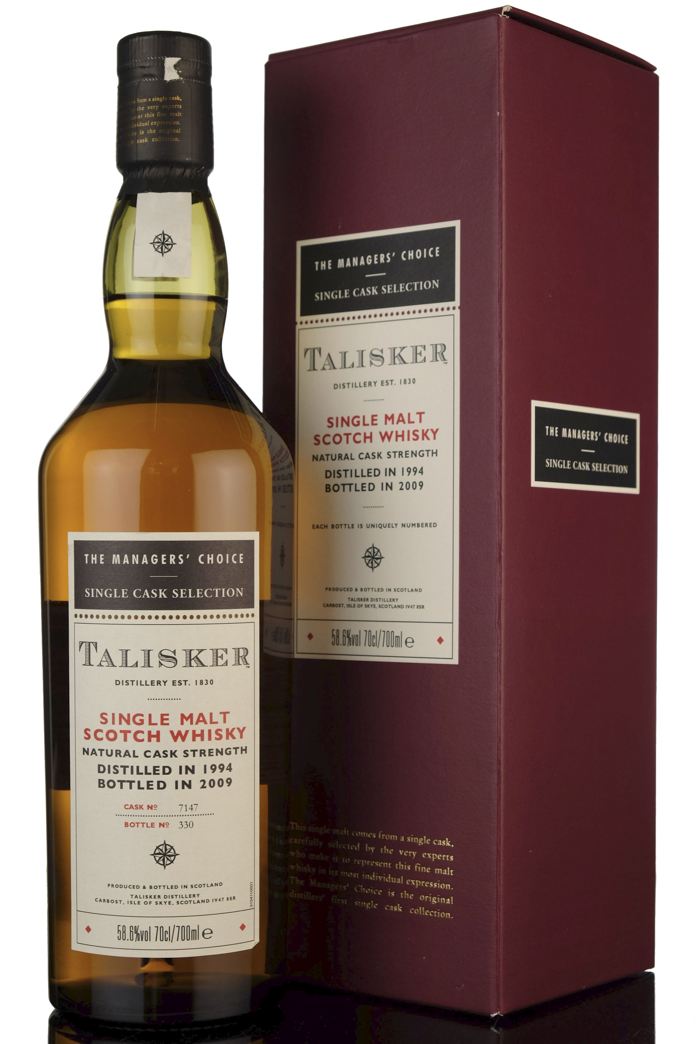 Talisker 1994 - 2009 Managers Choice