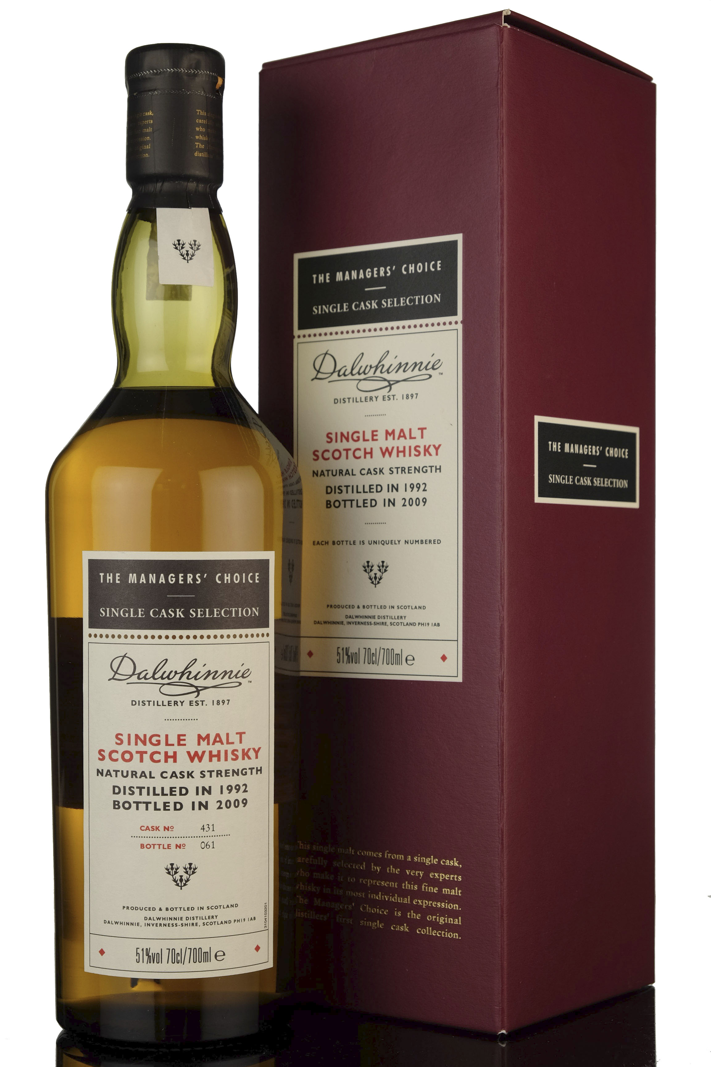 Dalwhinnie 1992-2009 -  Managers Choice