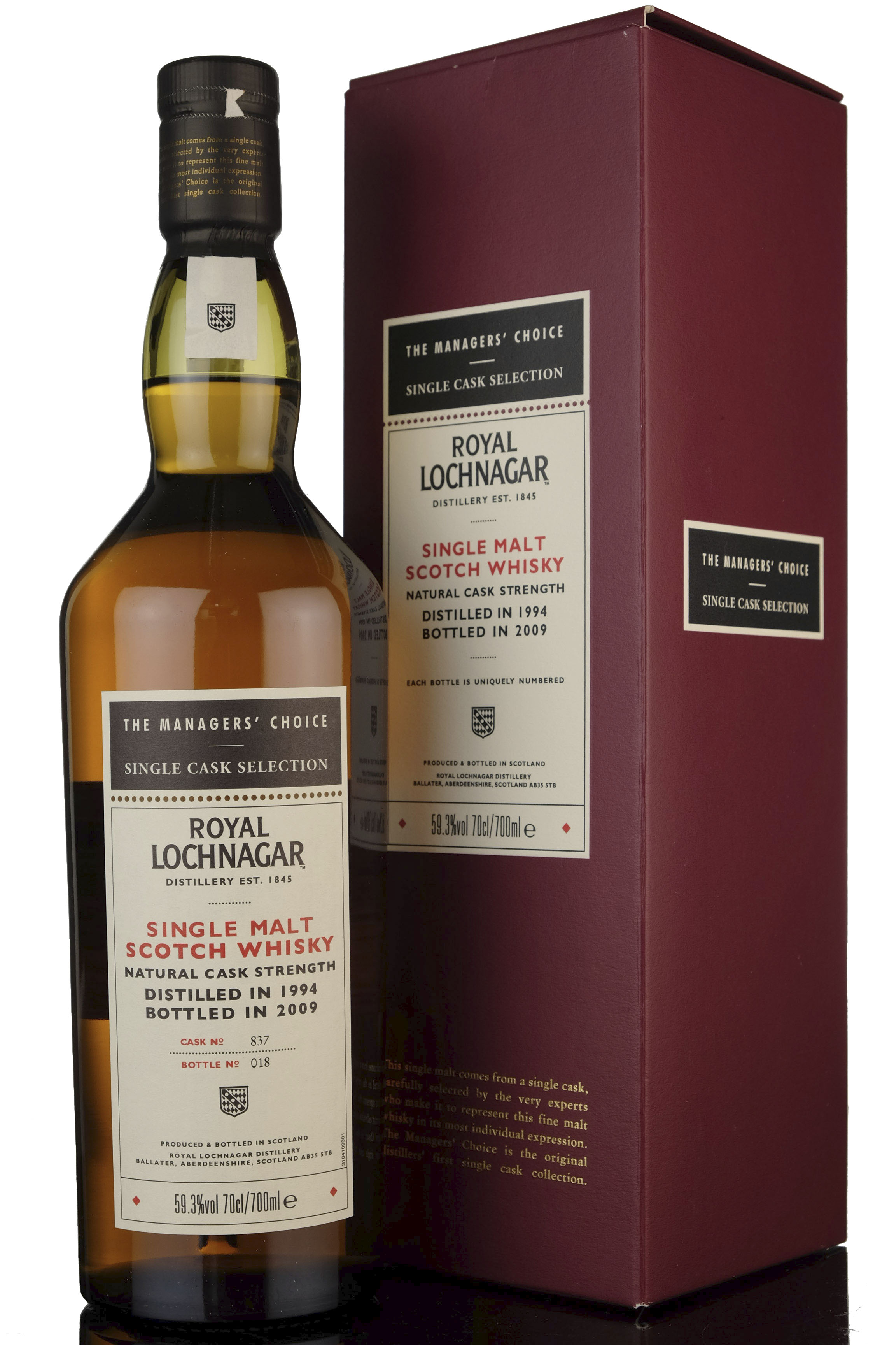 Royal Lochnagar 1994 - 2009 Managers Choice