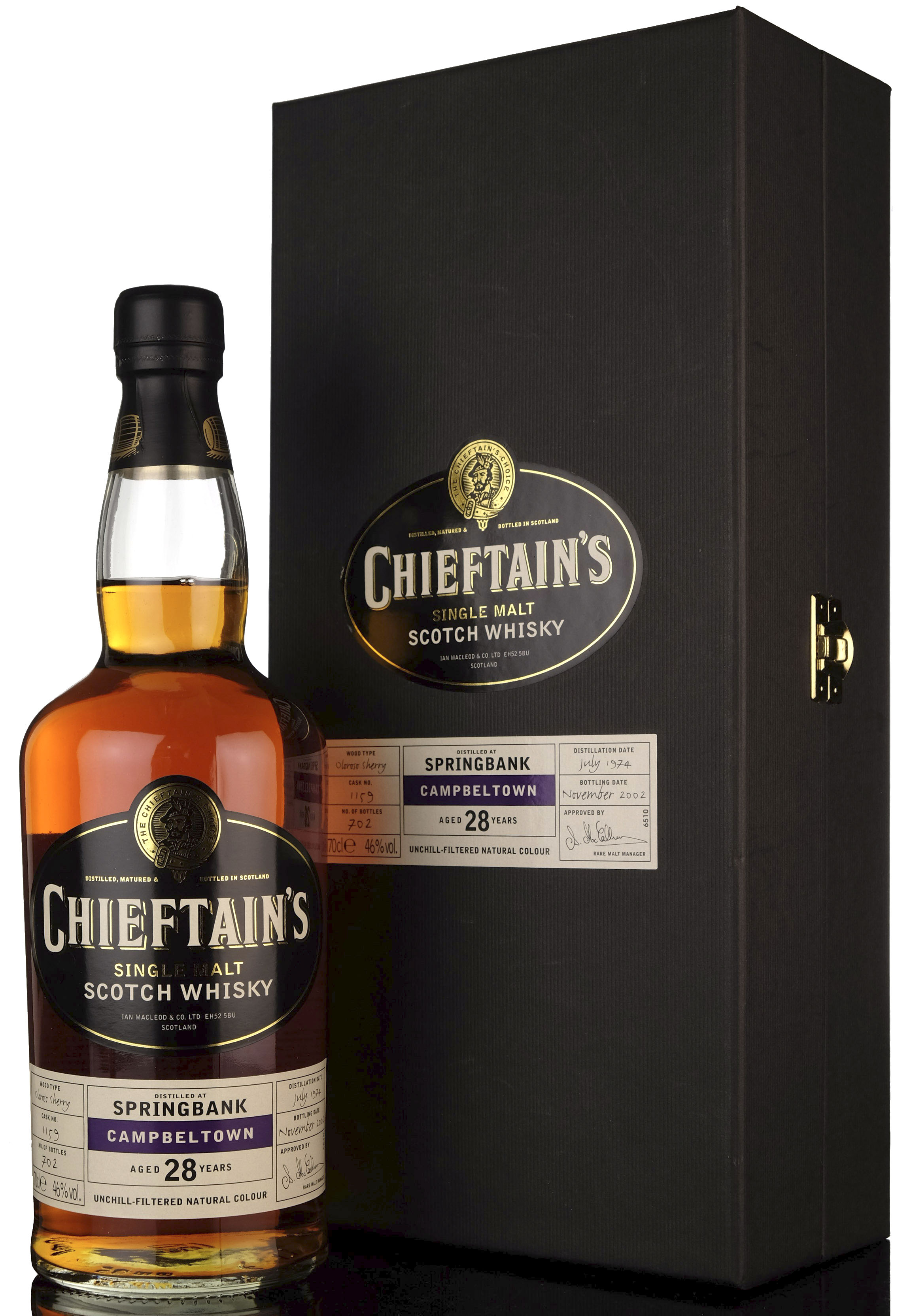 Springbank 1974 - 2002 28 Chieftains