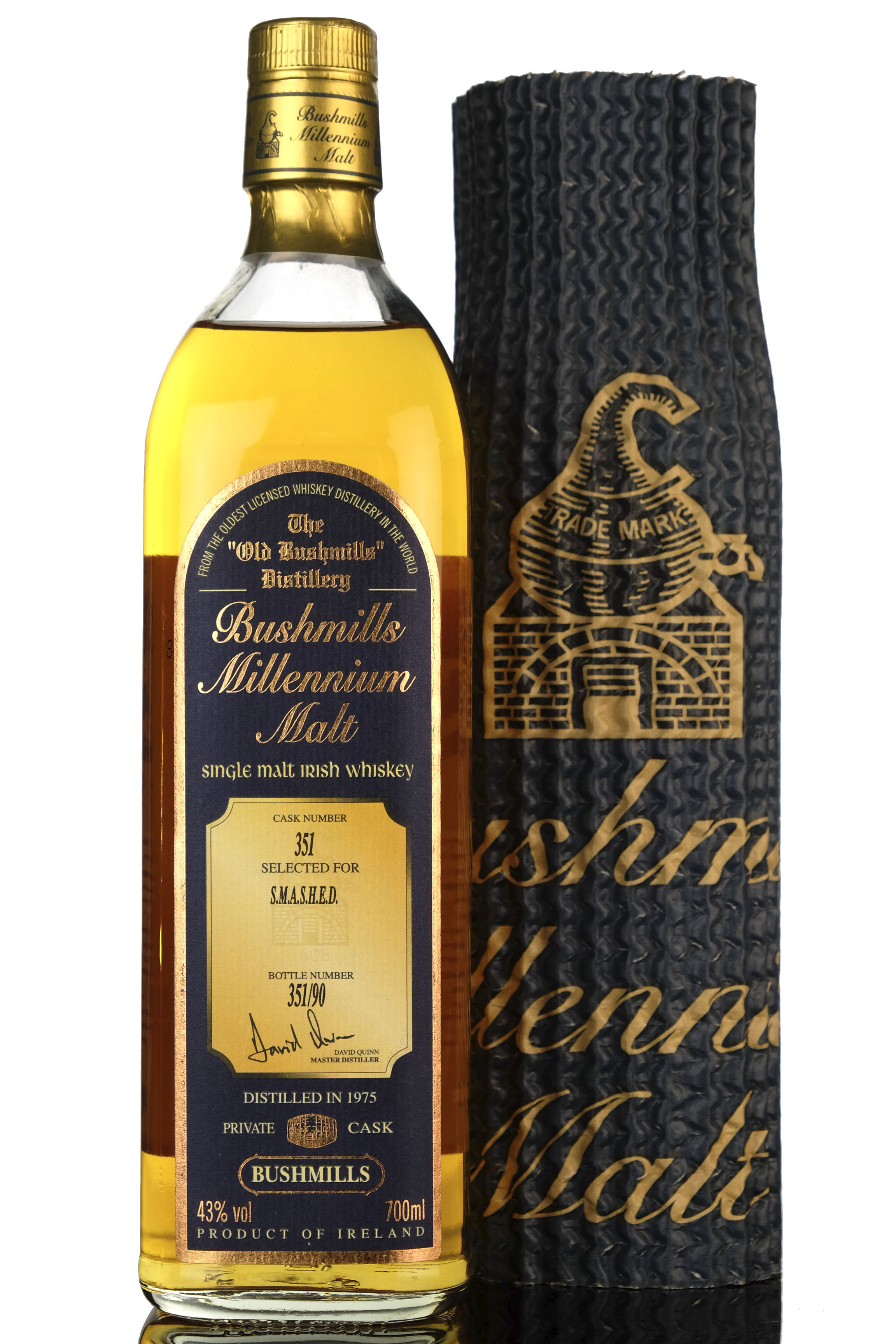 Bushmills 1975 - 2000 Millennium Irish Whiskey Single Cask 351