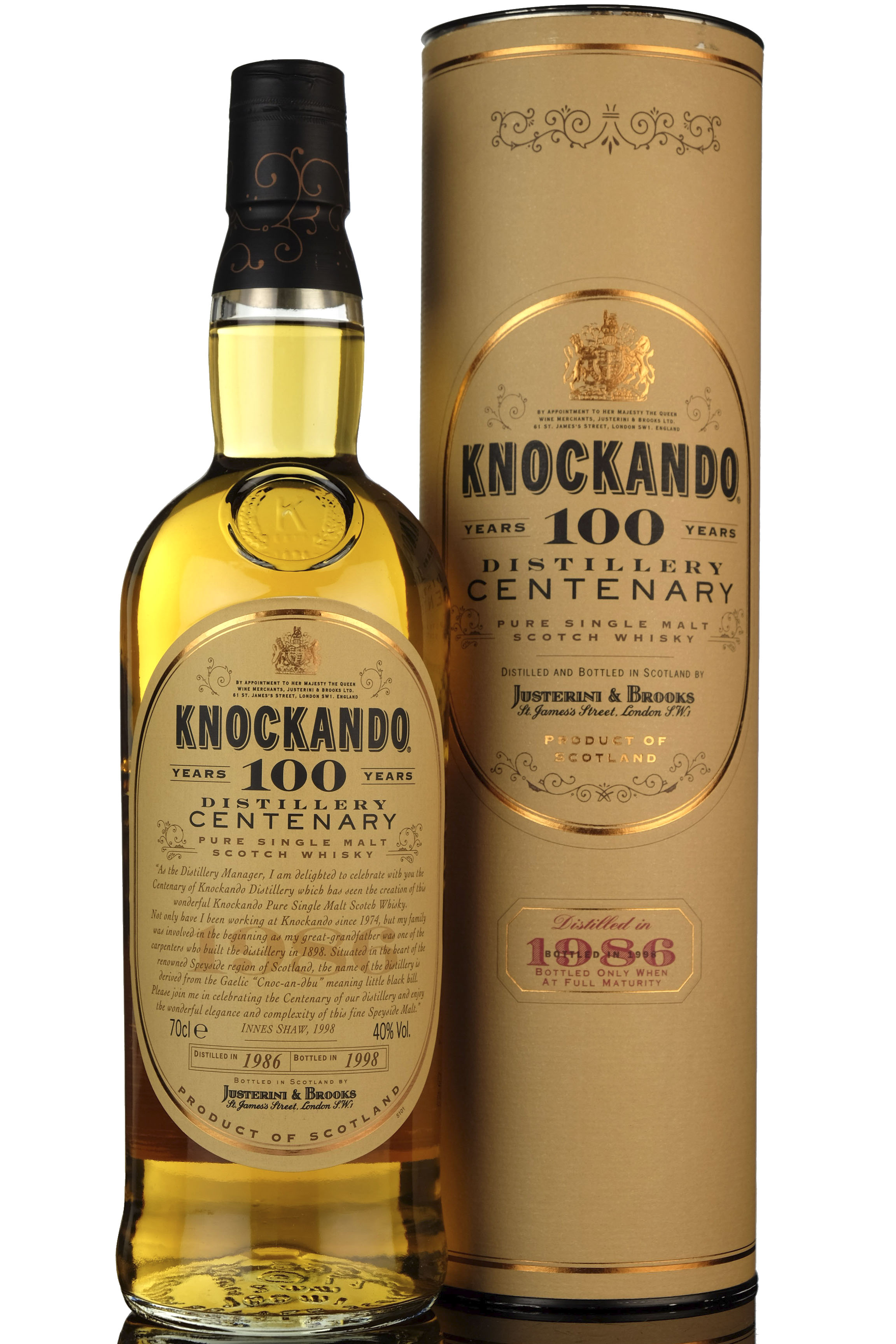 Knockando 1986-1998 - Centenary 1898-1998