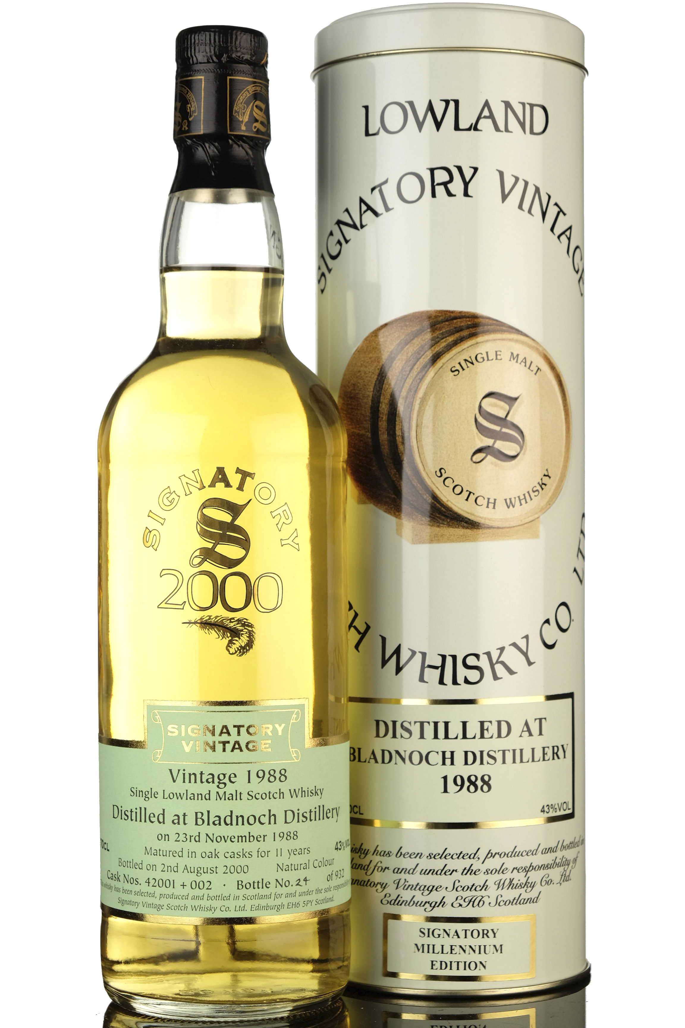 Bladnoch 1988-2000 - 11 Year Old - Signatory Vintage