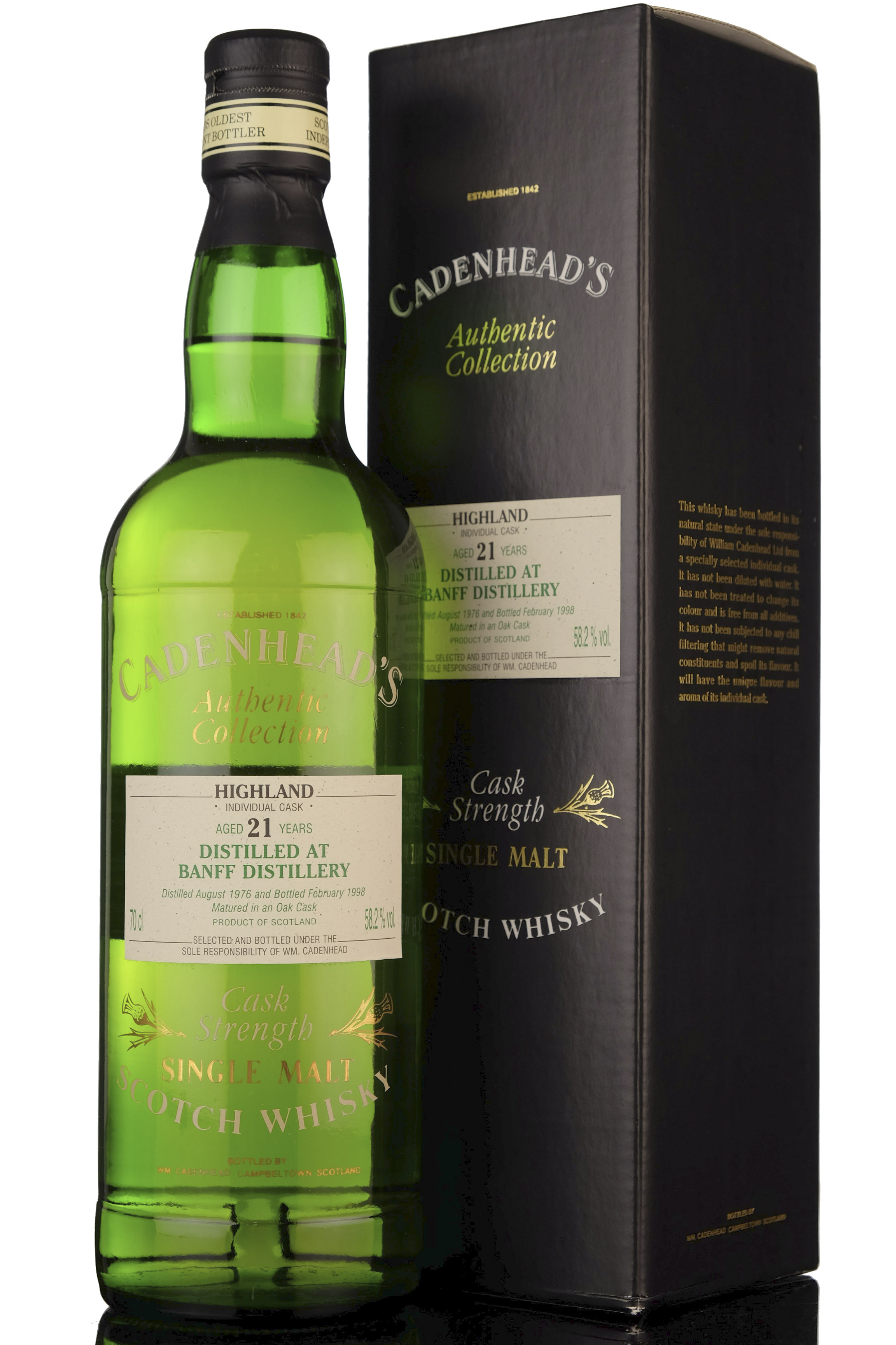 Banff 1976-1998 - 21 Year Old - Cadenheads Authentic Collection
