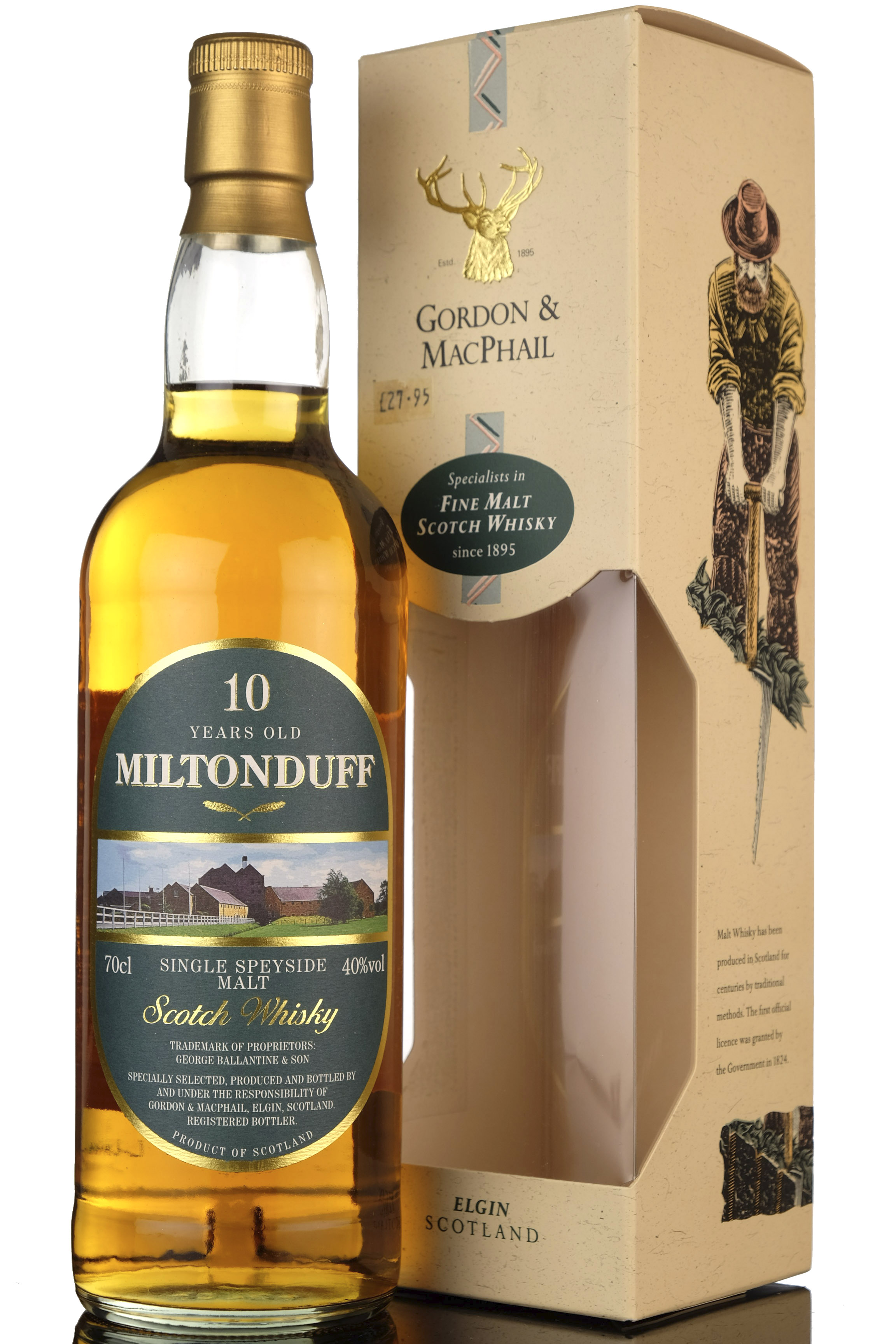 Miltonduff 10 Year Old - Gordon & MacPhail