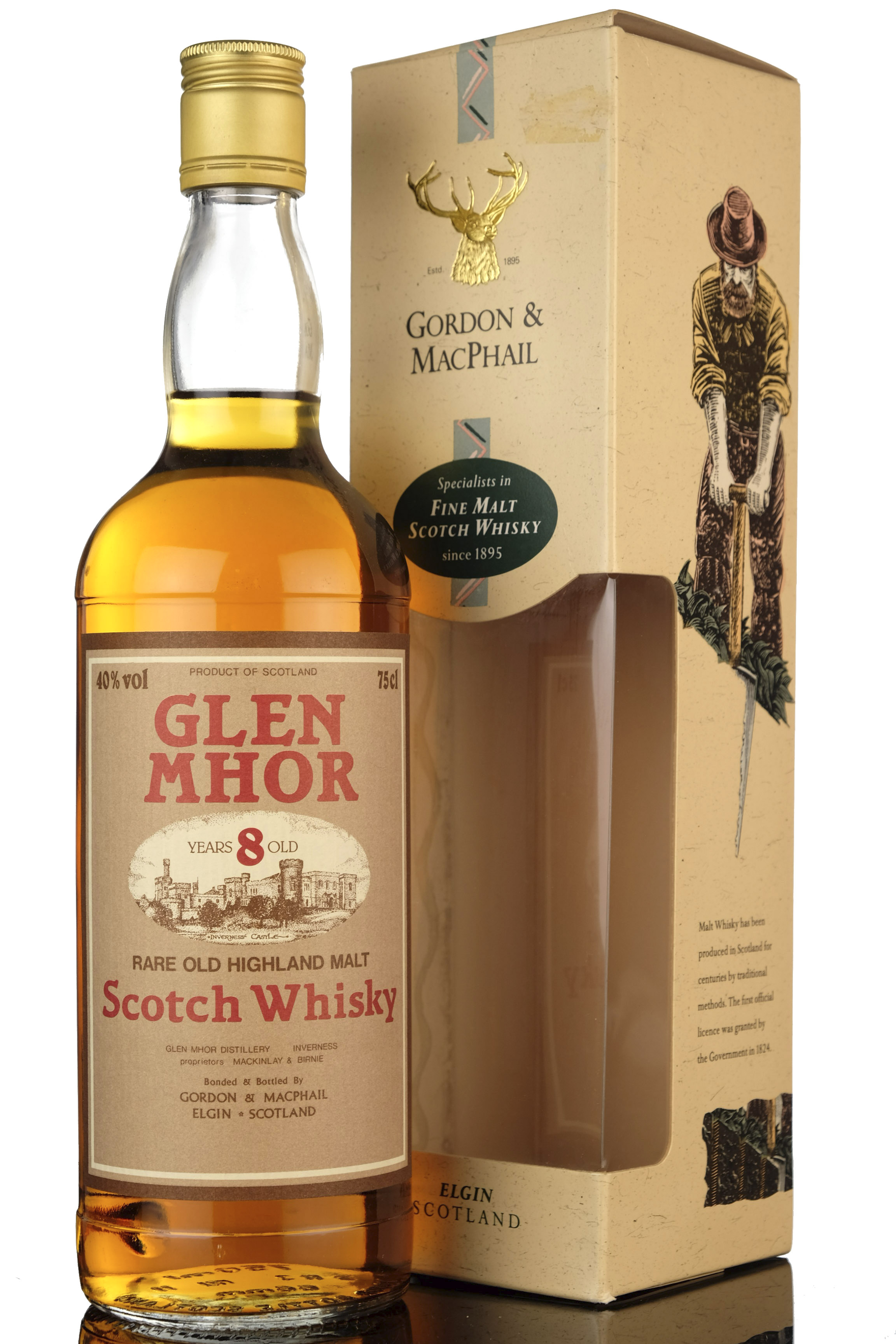 Glen Mhor 8 Year Old - Gordon & MacPhail - 1980s