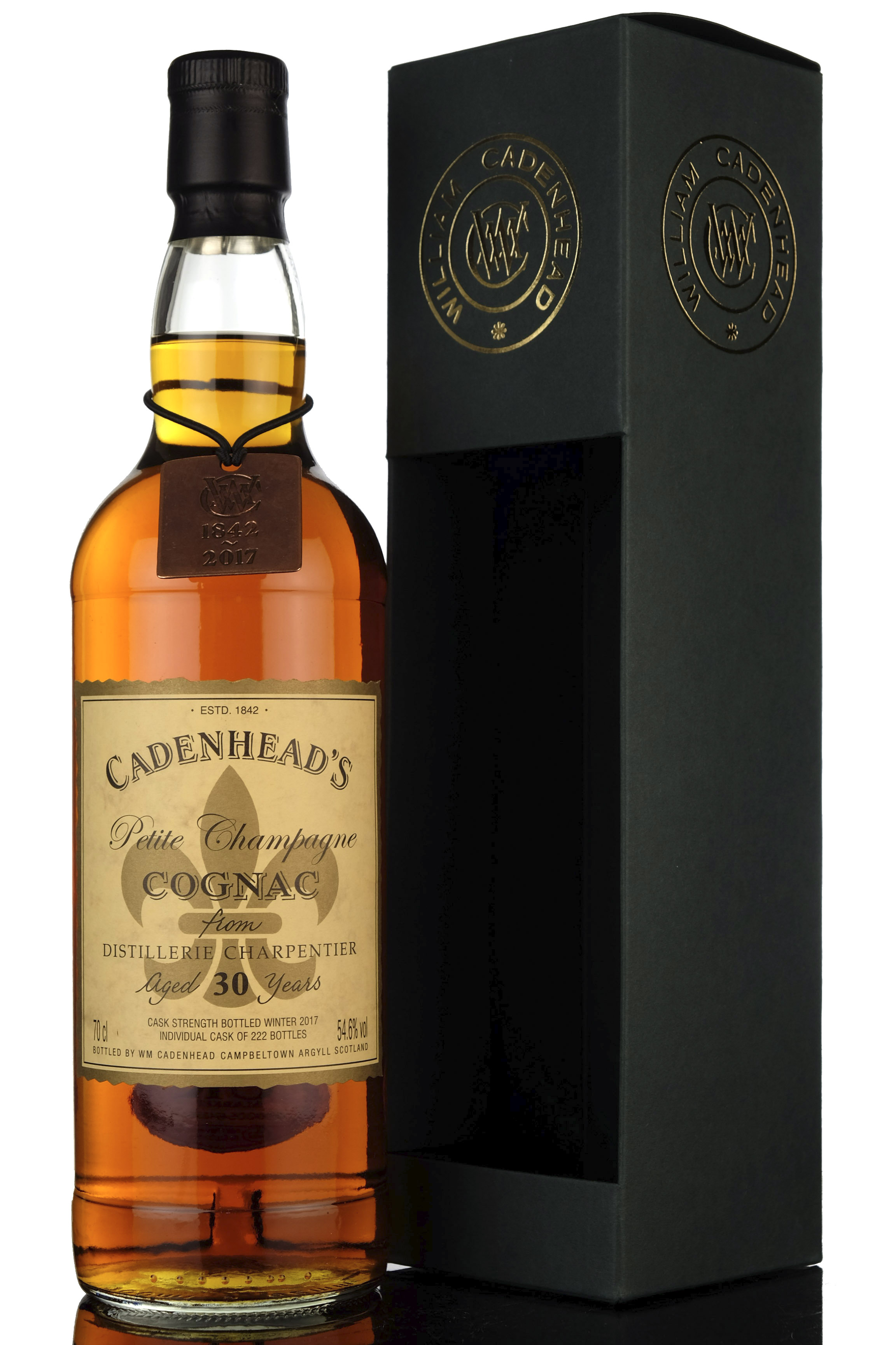 Charpentier 30 Year Old - Cadenheads Cognac - Winter 2017 Release - Single Cask