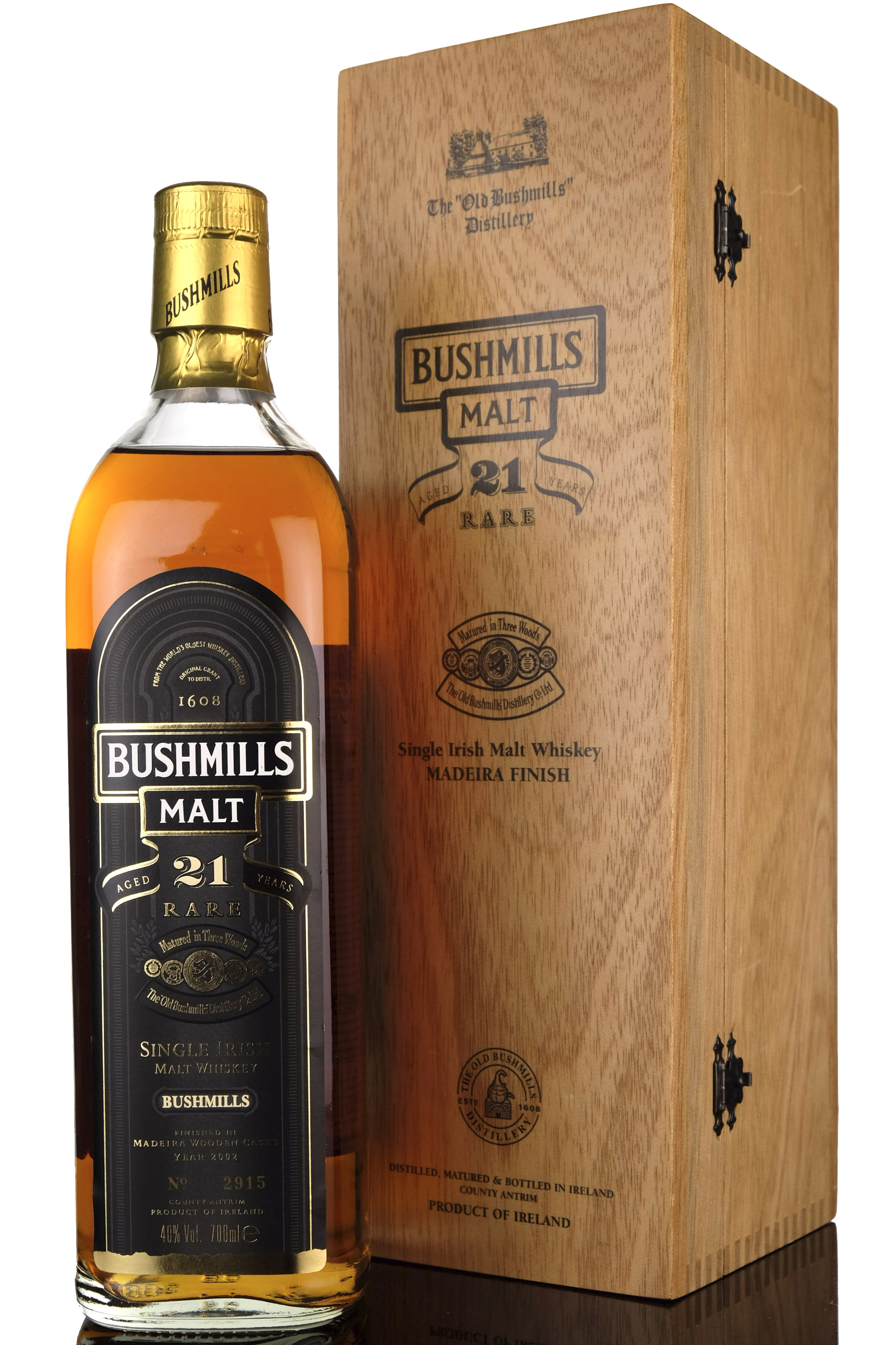 Bushmills 21 Year Old - 2002 Release